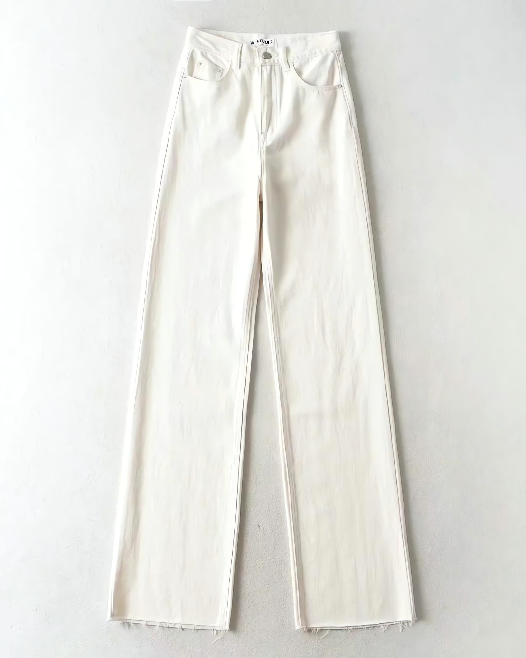 High Waist Casual Washed Jeans - KAYSMAR