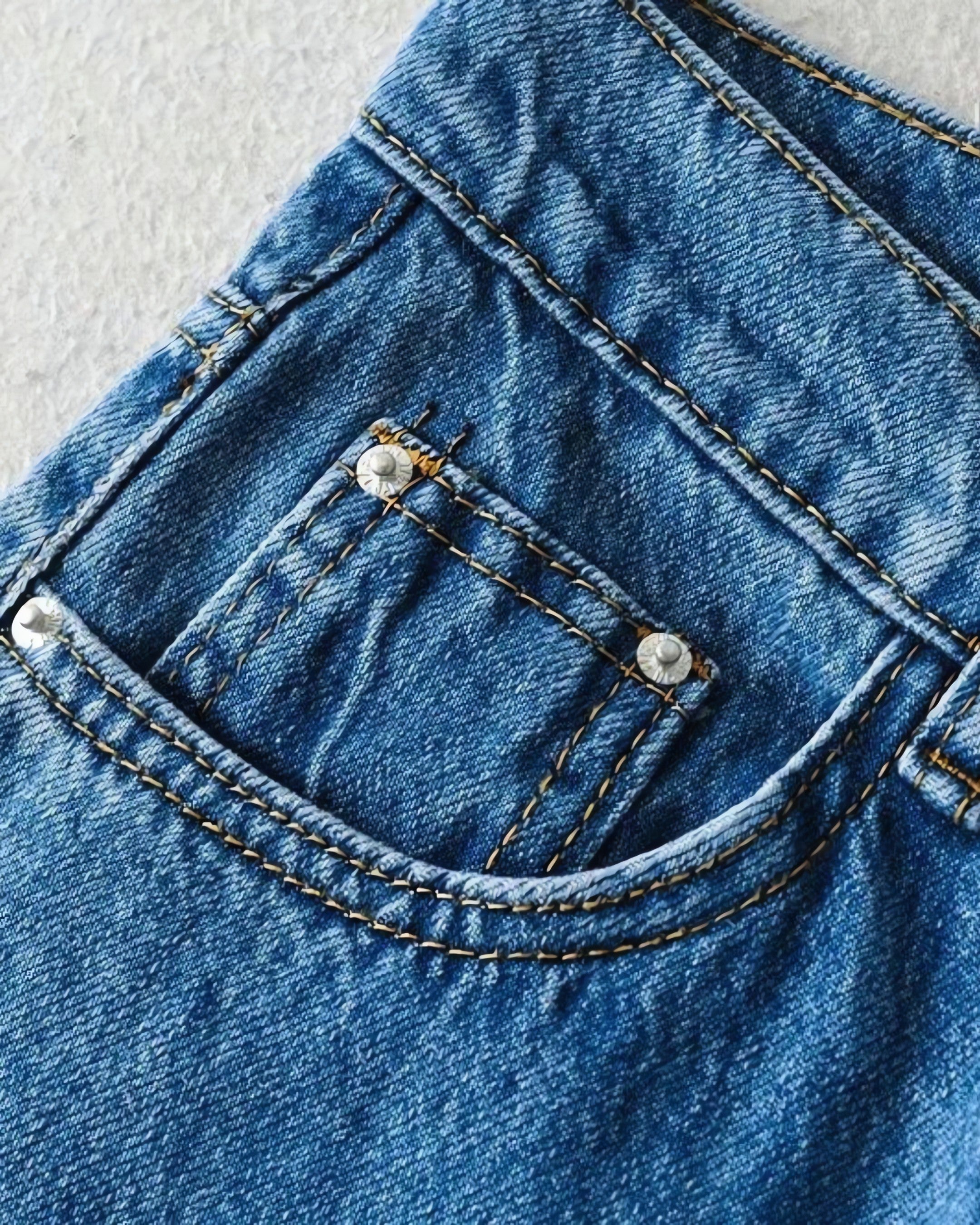 High Waist Casual Washed Jeans - KAYSMAR