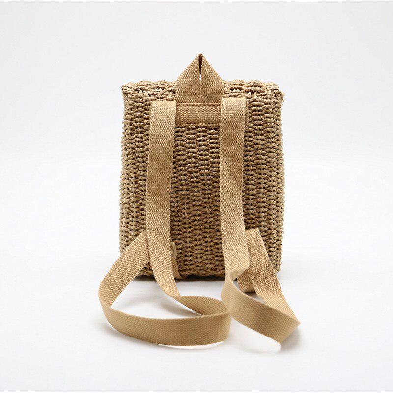 Home Design Straw Backpack - KAYSMAR