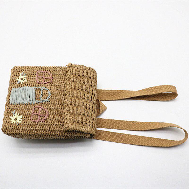 Home Design Straw Backpack - KAYSMAR