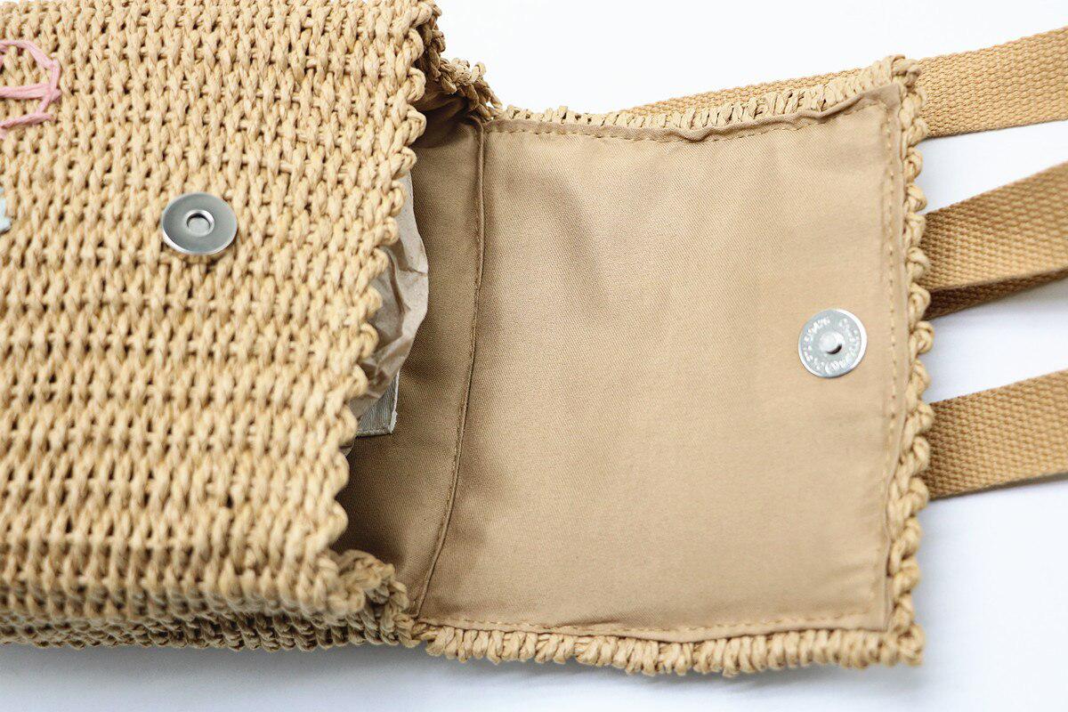 Home Design Straw Backpack - KAYSMAR