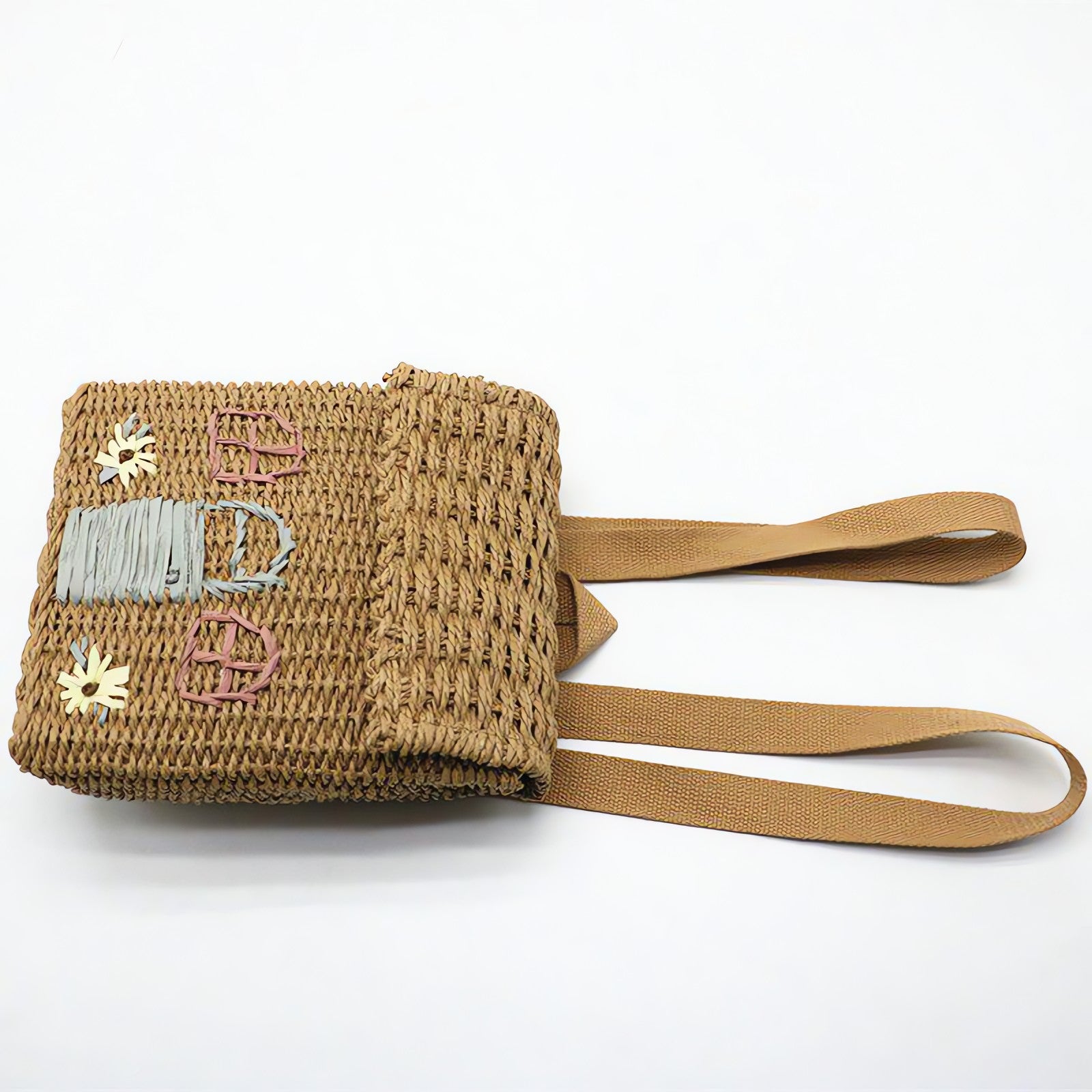 Home Design Straw Backpack - KAYSMAR