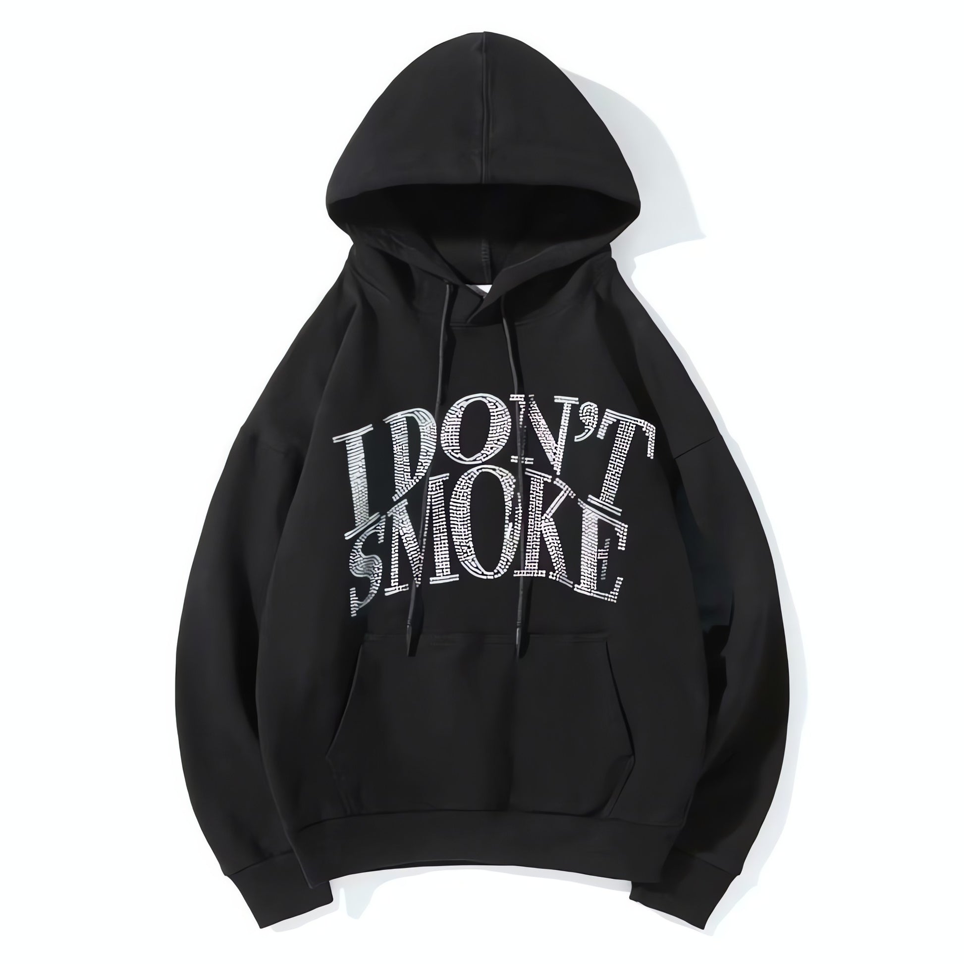 I Don't Smoke Rhinestone Hoodie - KAYSMAR
