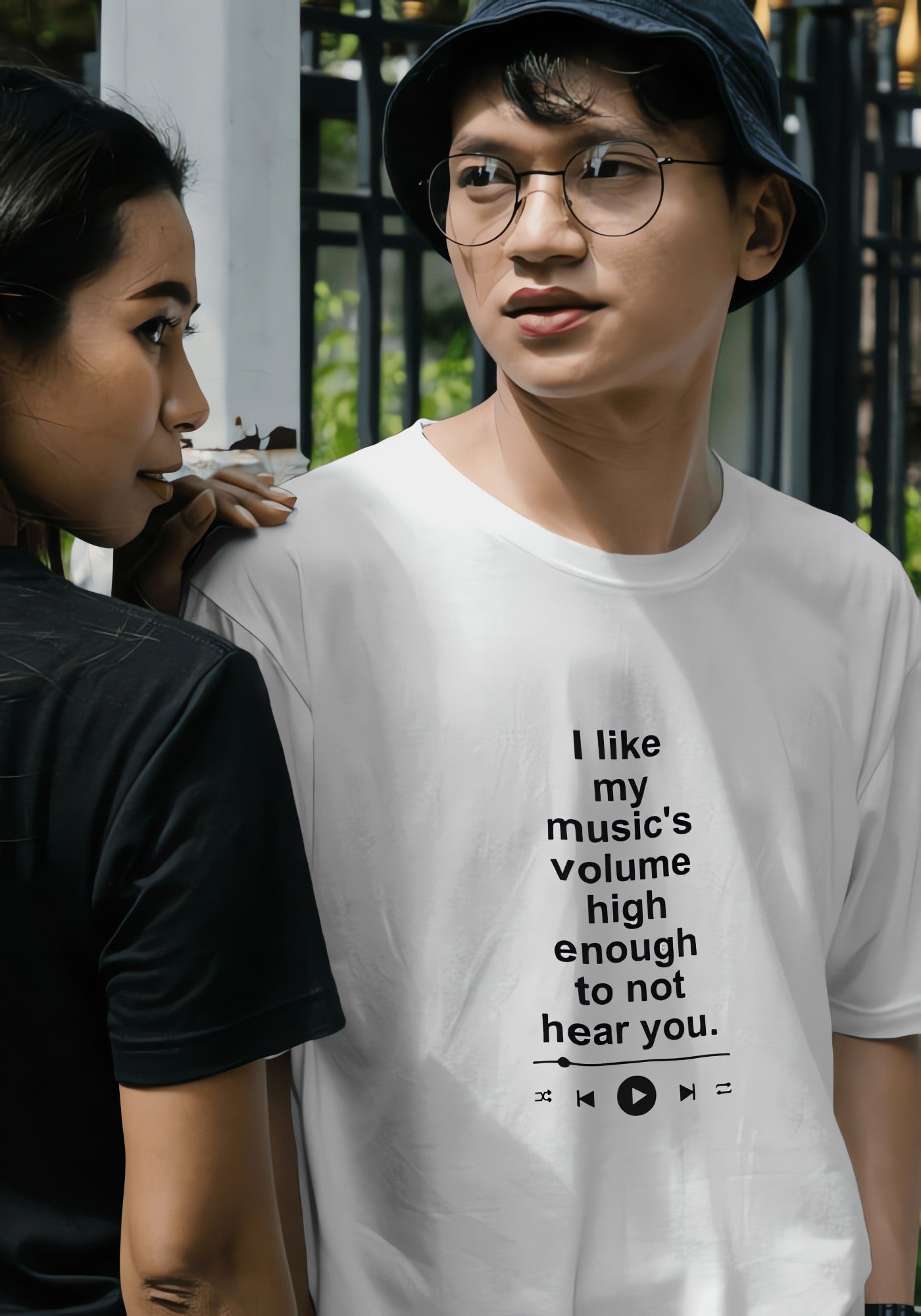 I Like My Music's Volume Tee - KAYSMAR