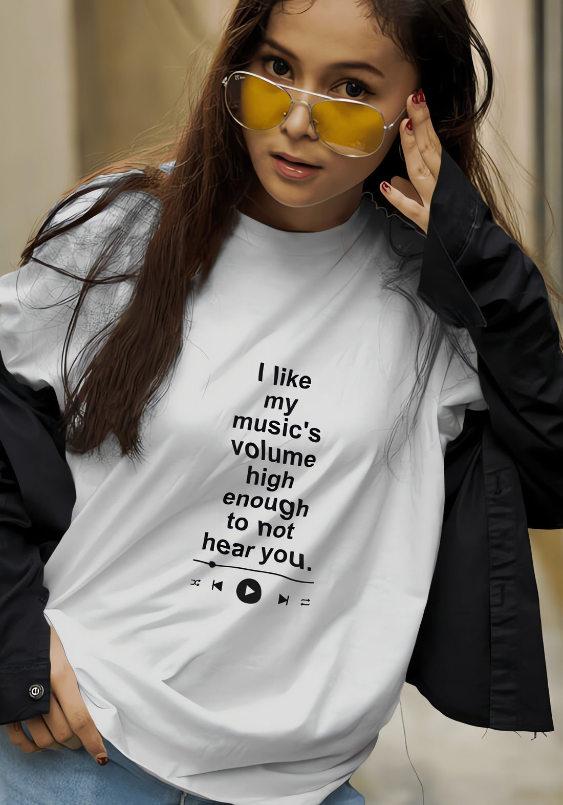 I Like My Music's Volume Tee - KAYSMAR