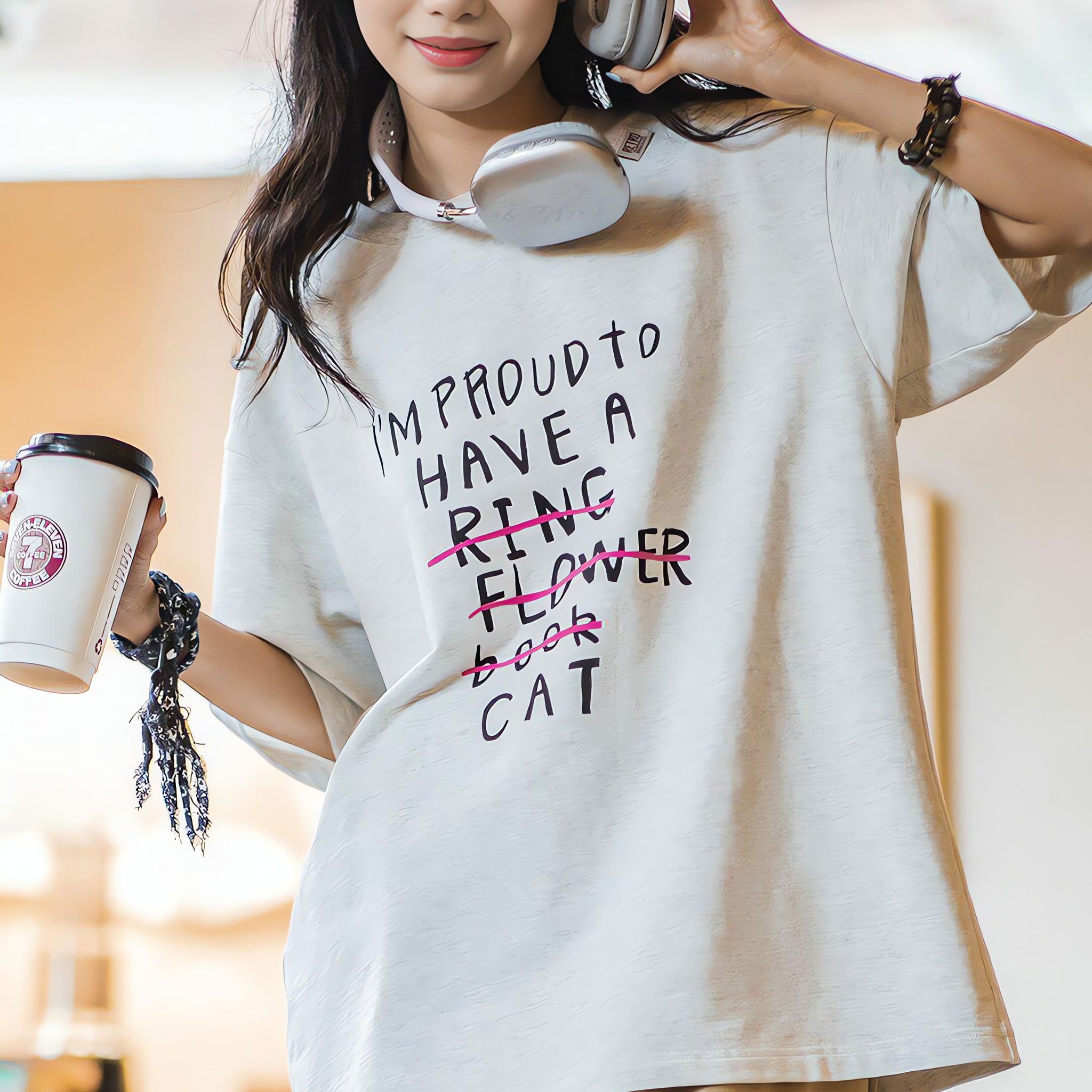 I'm Proud To Have A Cat Tee - KAYSMAR