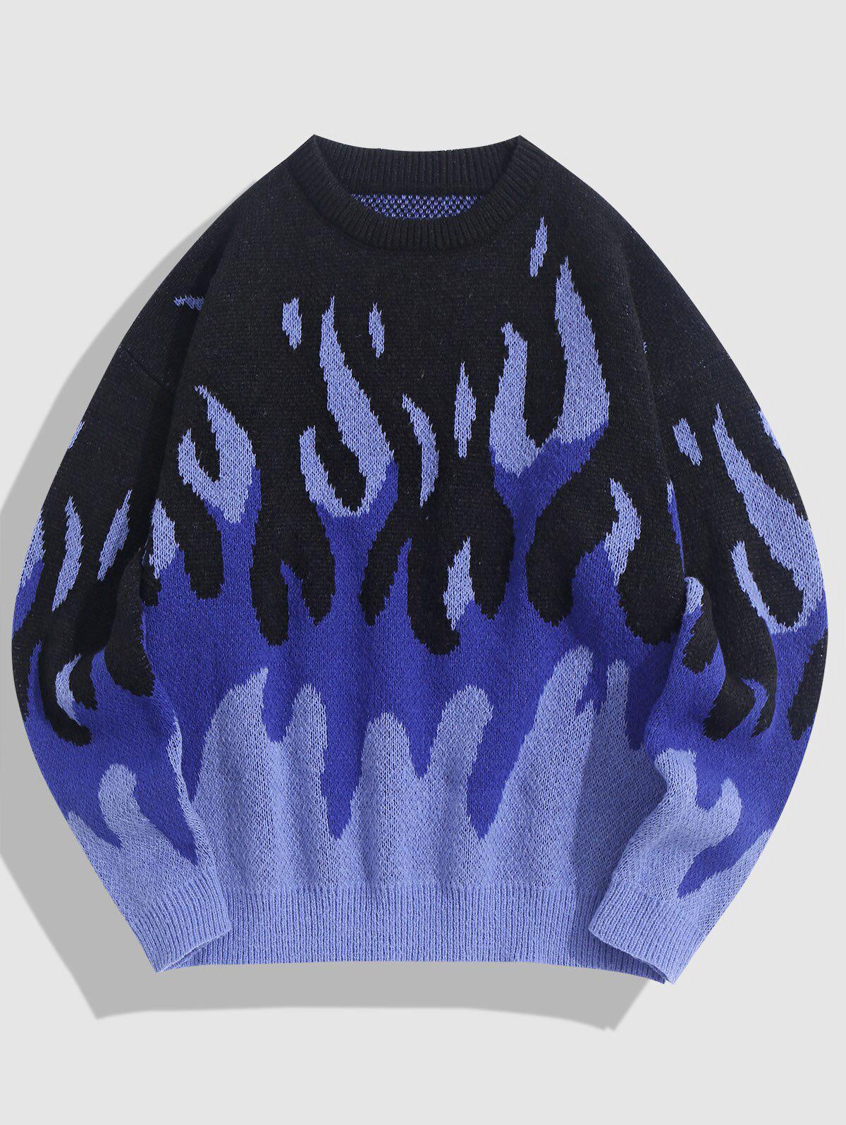 Indie Flame Knitted Sweater - KAYSMAR