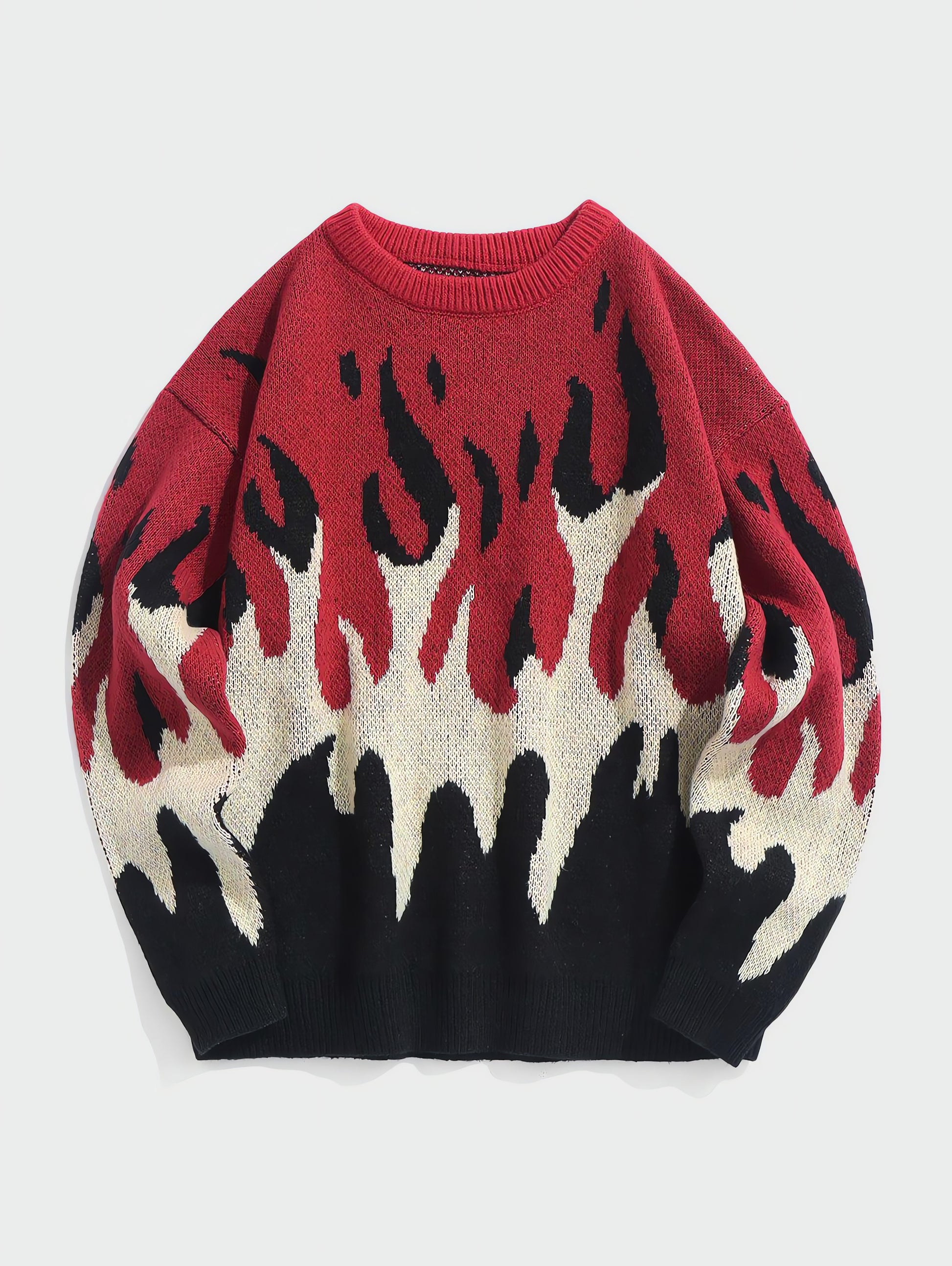 Indie Flame Knitted Sweater - KAYSMAR