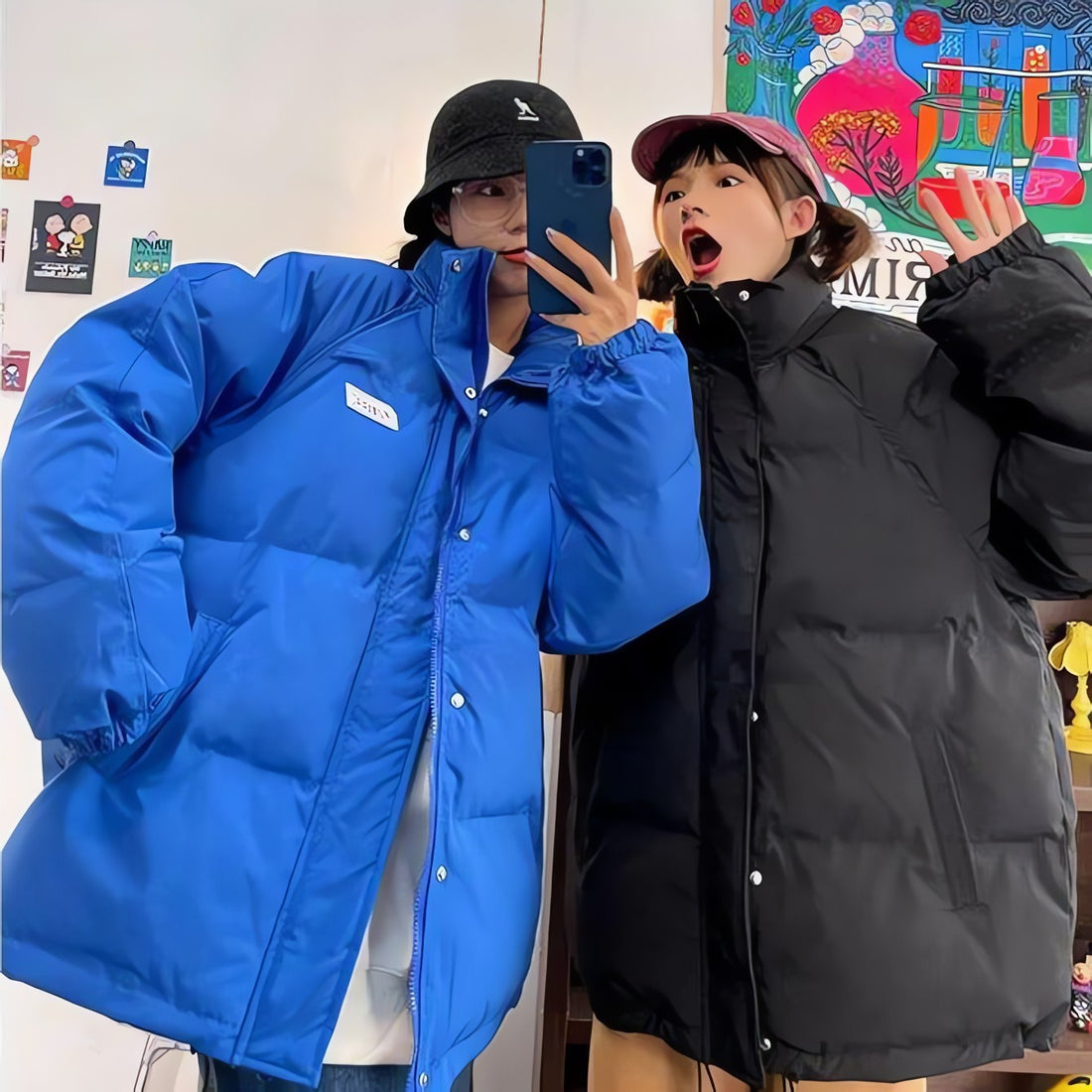 Indie High Neck Puffer Jacket - KAYSMAR