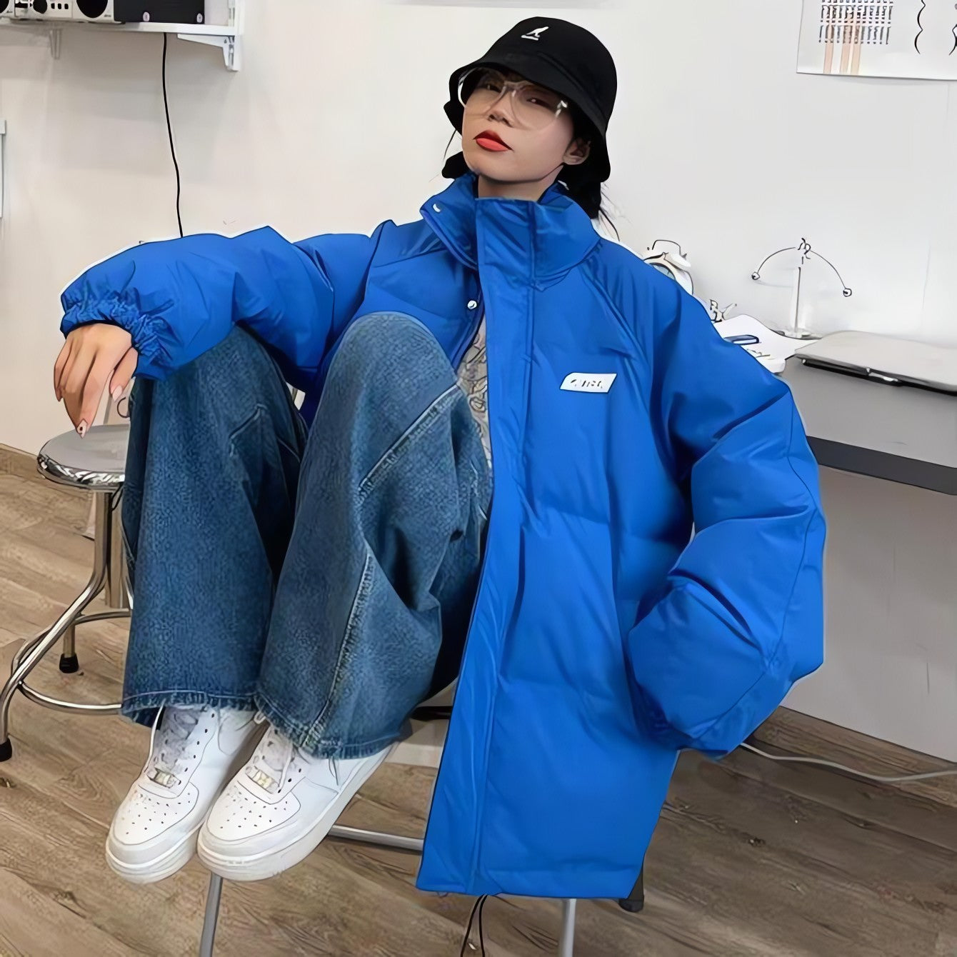 Indie High Neck Puffer Jacket - KAYSMAR