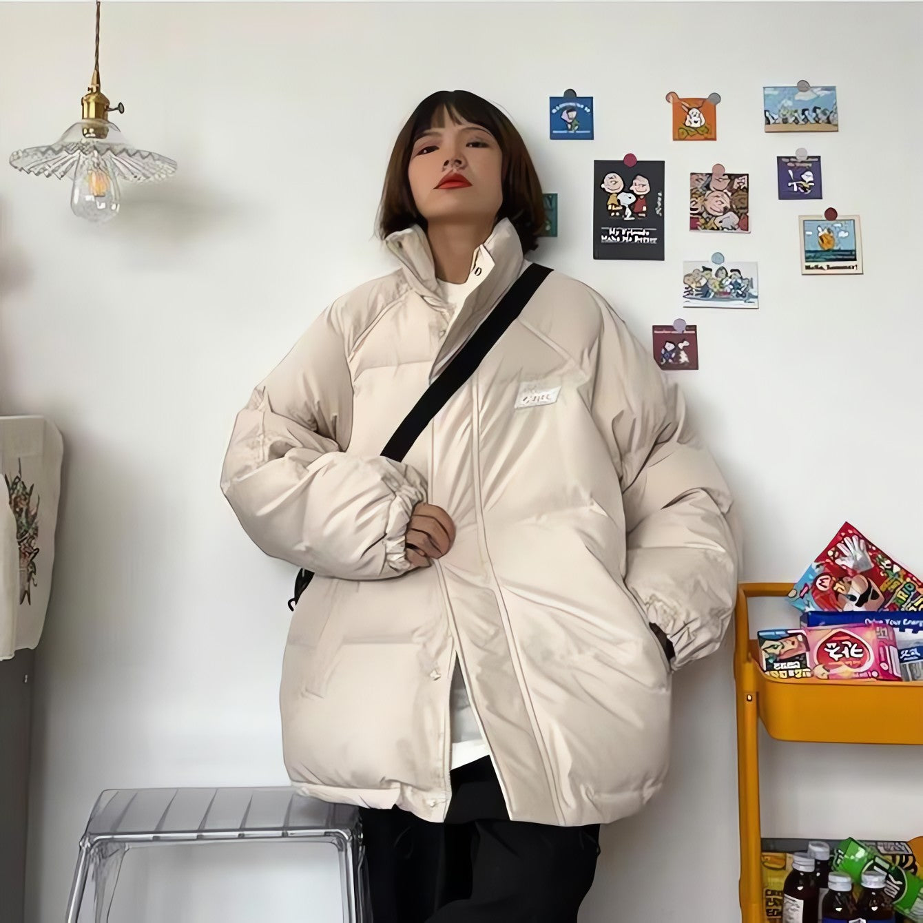 Indie High Neck Puffer Jacket - KAYSMAR