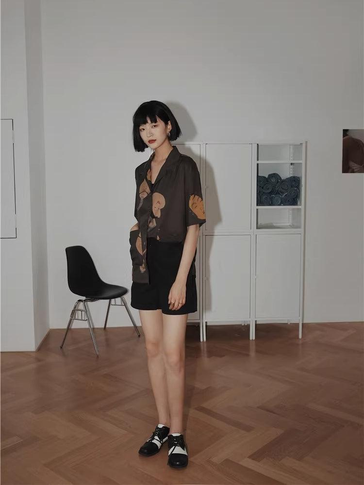 Japanese Art Short Sleeve Shirt - KAYSMAR