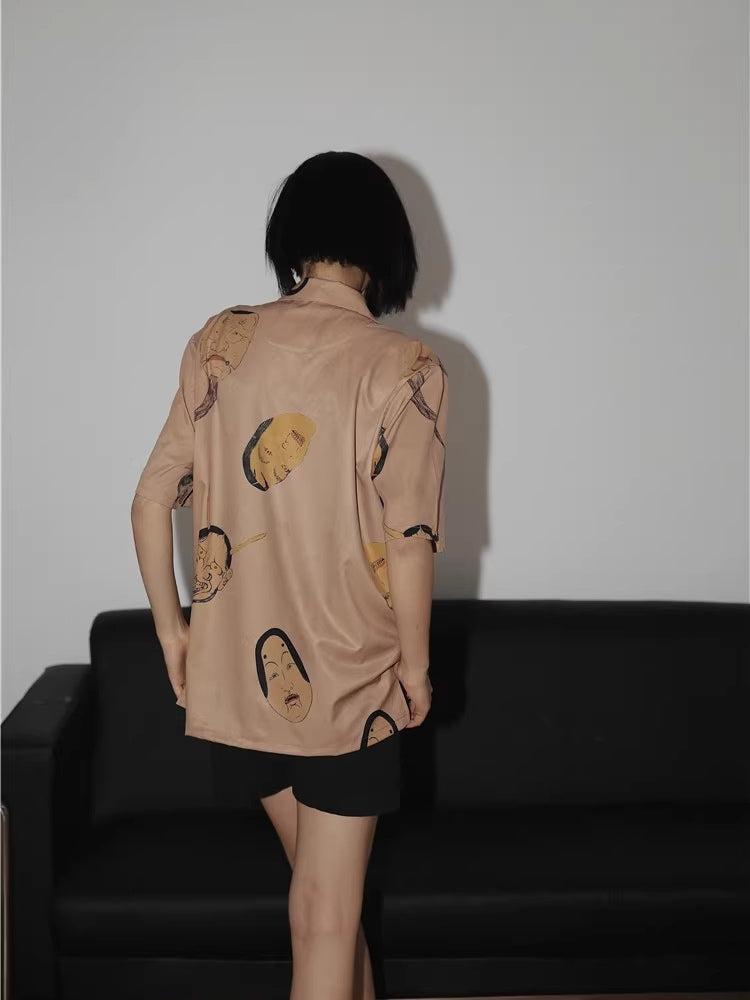 Japanese Art Short Sleeve Shirt - KAYSMAR