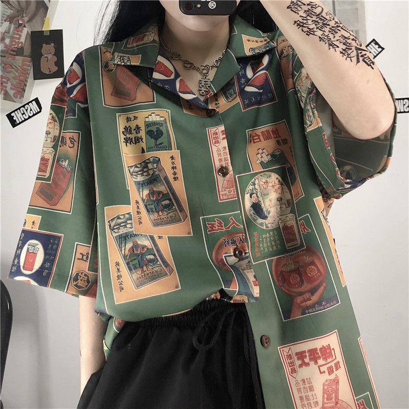 Japanese Figure Print Shirt - KAYSMAR