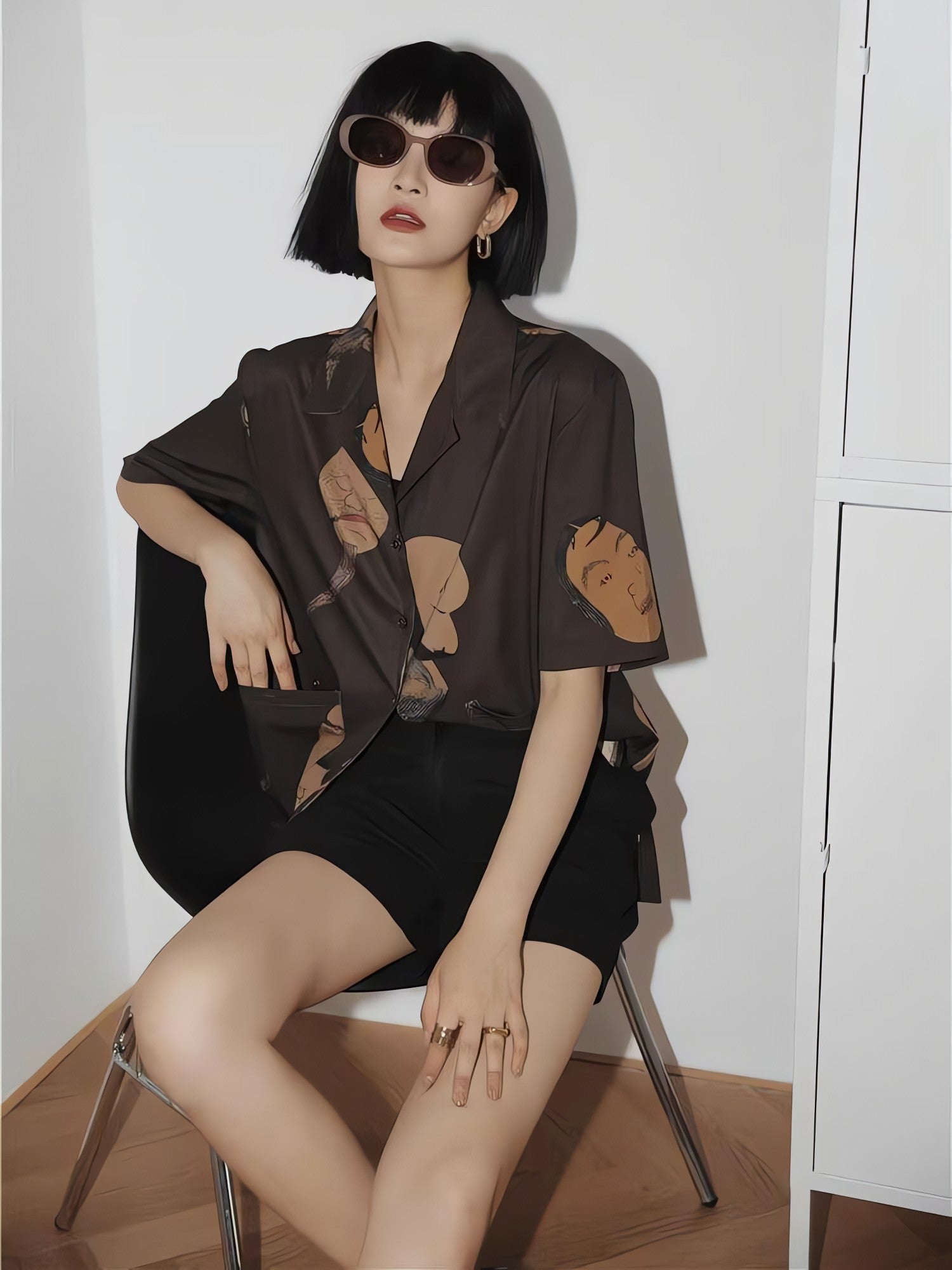 Japanese Art Short Sleeve Shirt - KAYSMAR