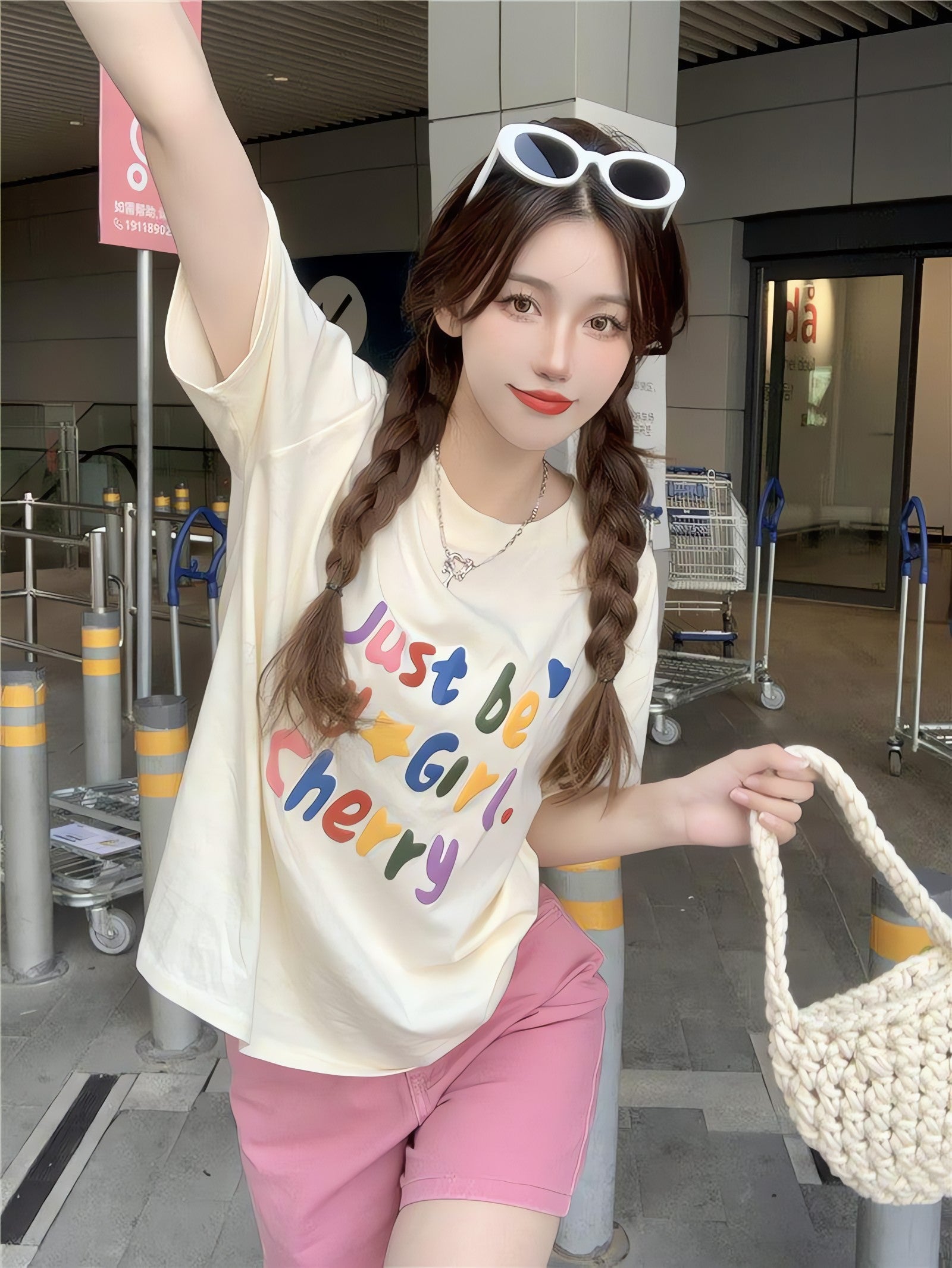 Just Be My Girl Cherry Tee - KAYSMAR
