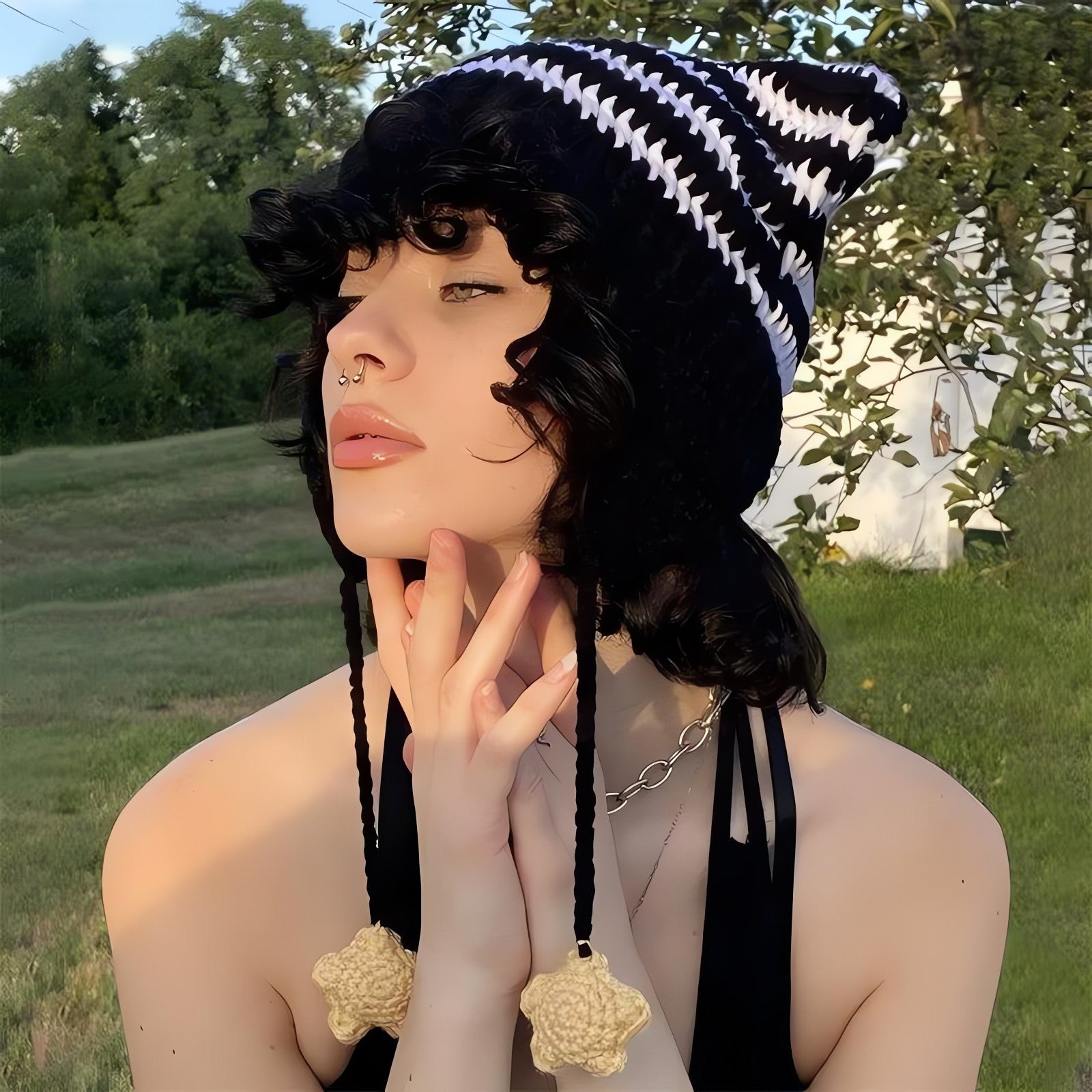 Kawaii Cat Ear Knitted Beanie - KAYSMAR