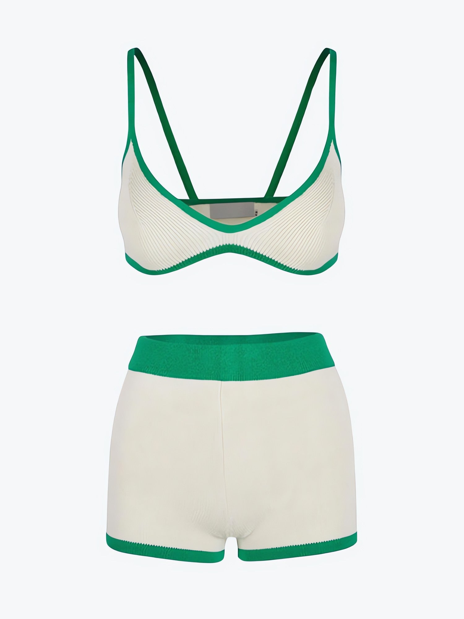 Knitted Crop Top & Shorts Two Piece Set - KAYSMAR
