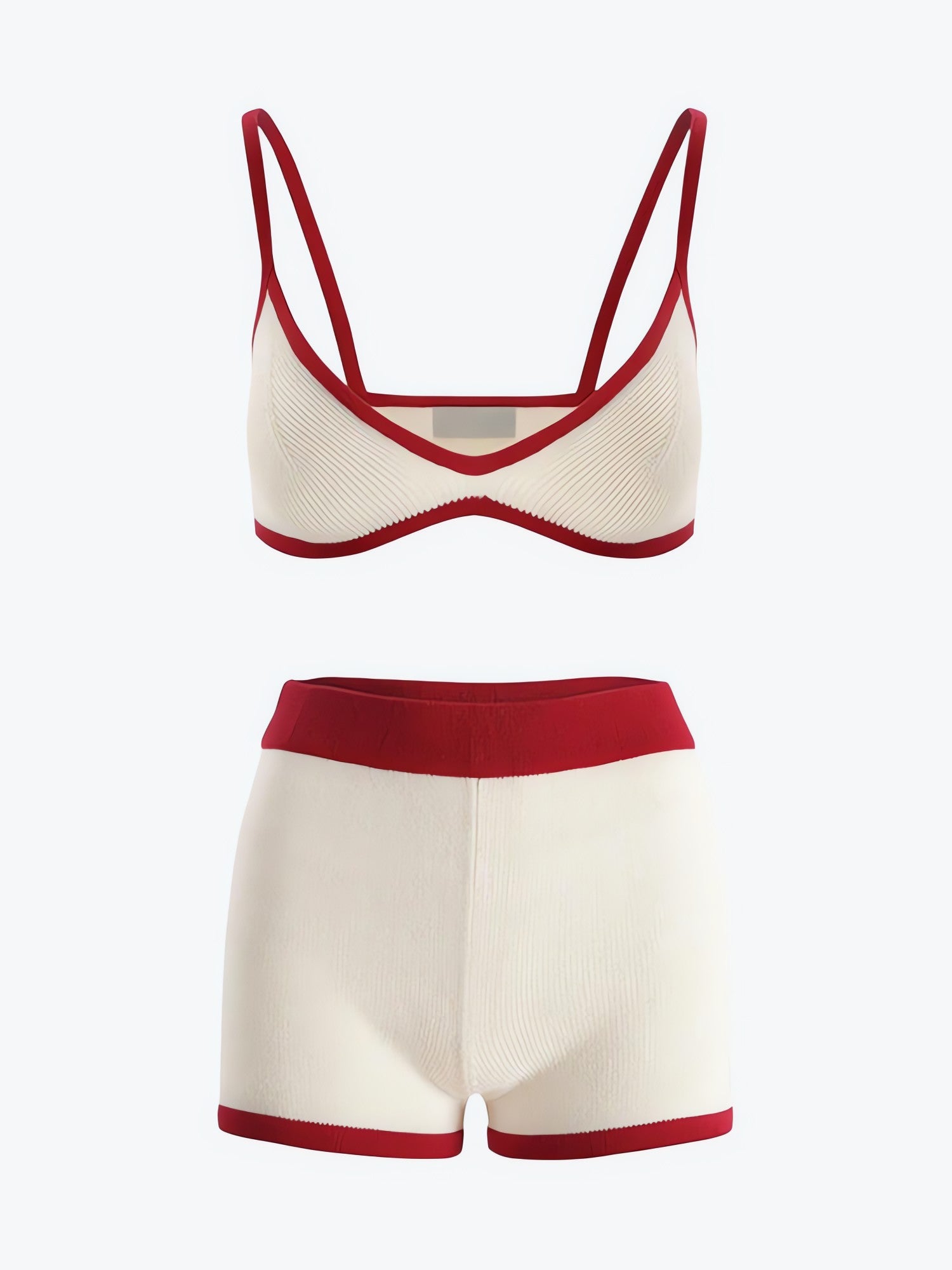 Knitted Crop Top & Shorts Two Piece Set - KAYSMAR