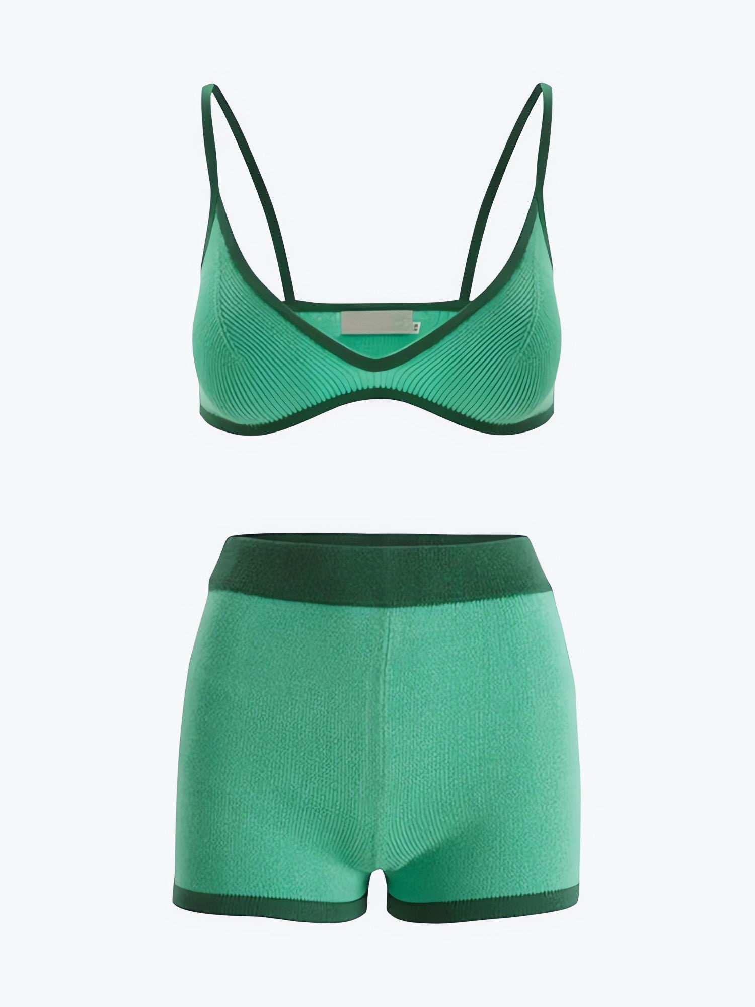 Knitted Crop Top & Shorts Two Piece Set - KAYSMAR