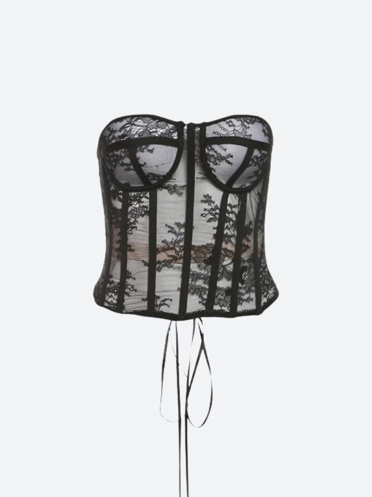 Lace Corset Top - KAYSMAR