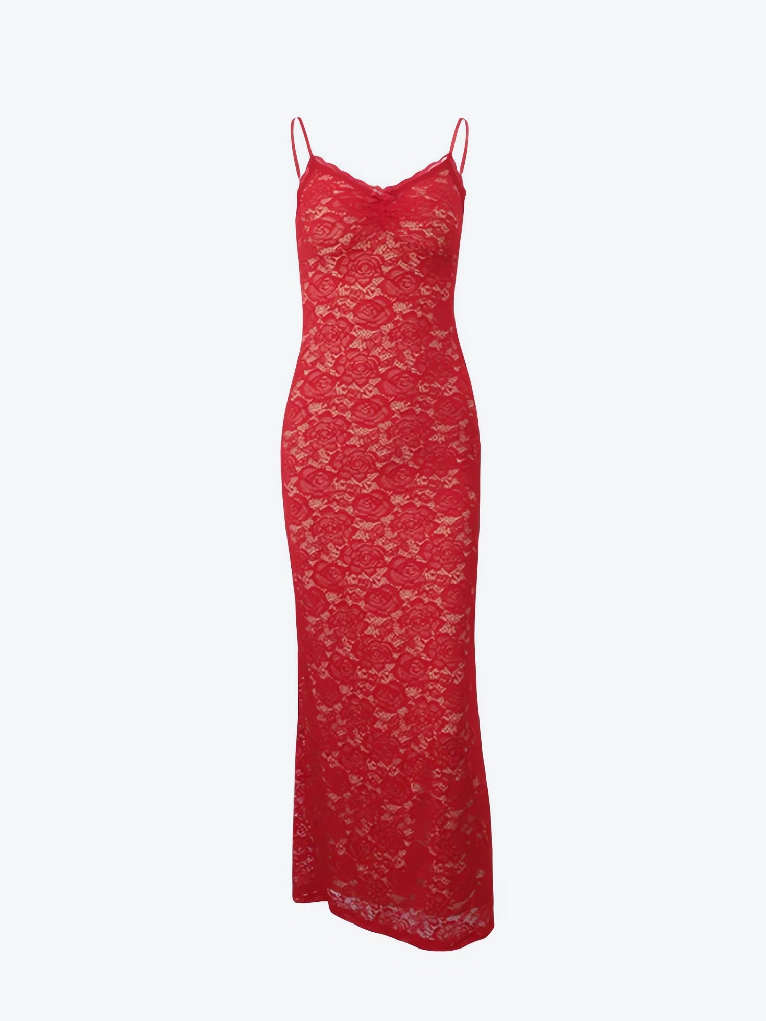 Lace Bodycon Maxi Dress - KAYSMAR