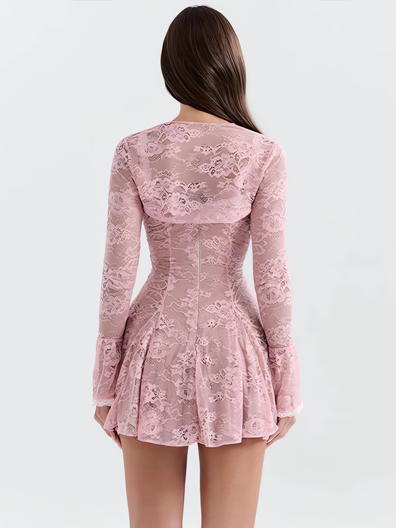 Lace Bolero Mini Dress - KAYSMAR