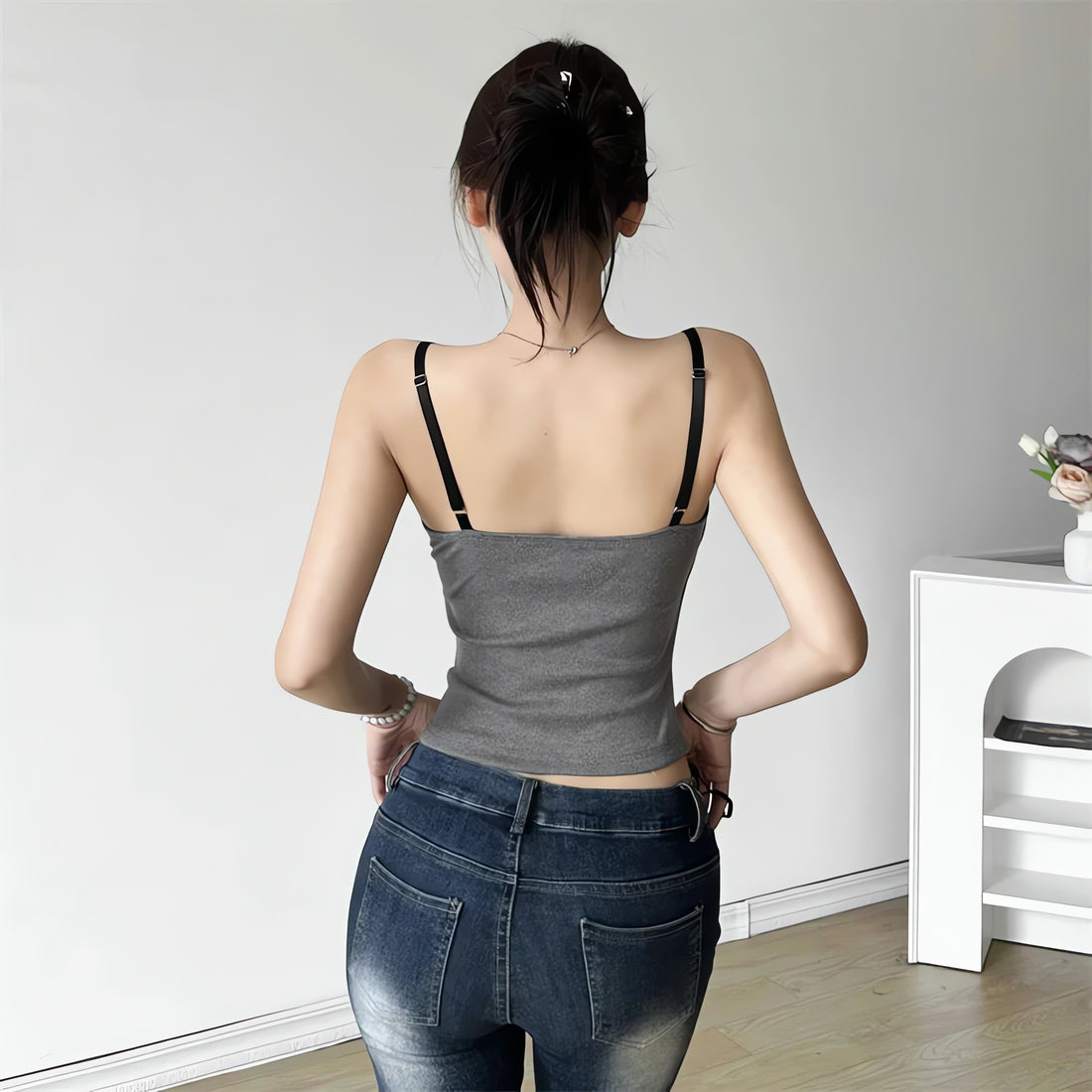 Lace Bra Layered Top