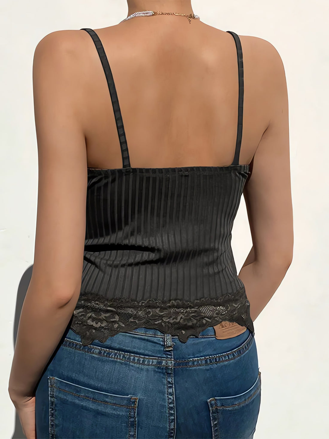 Lace Trim Cami Top