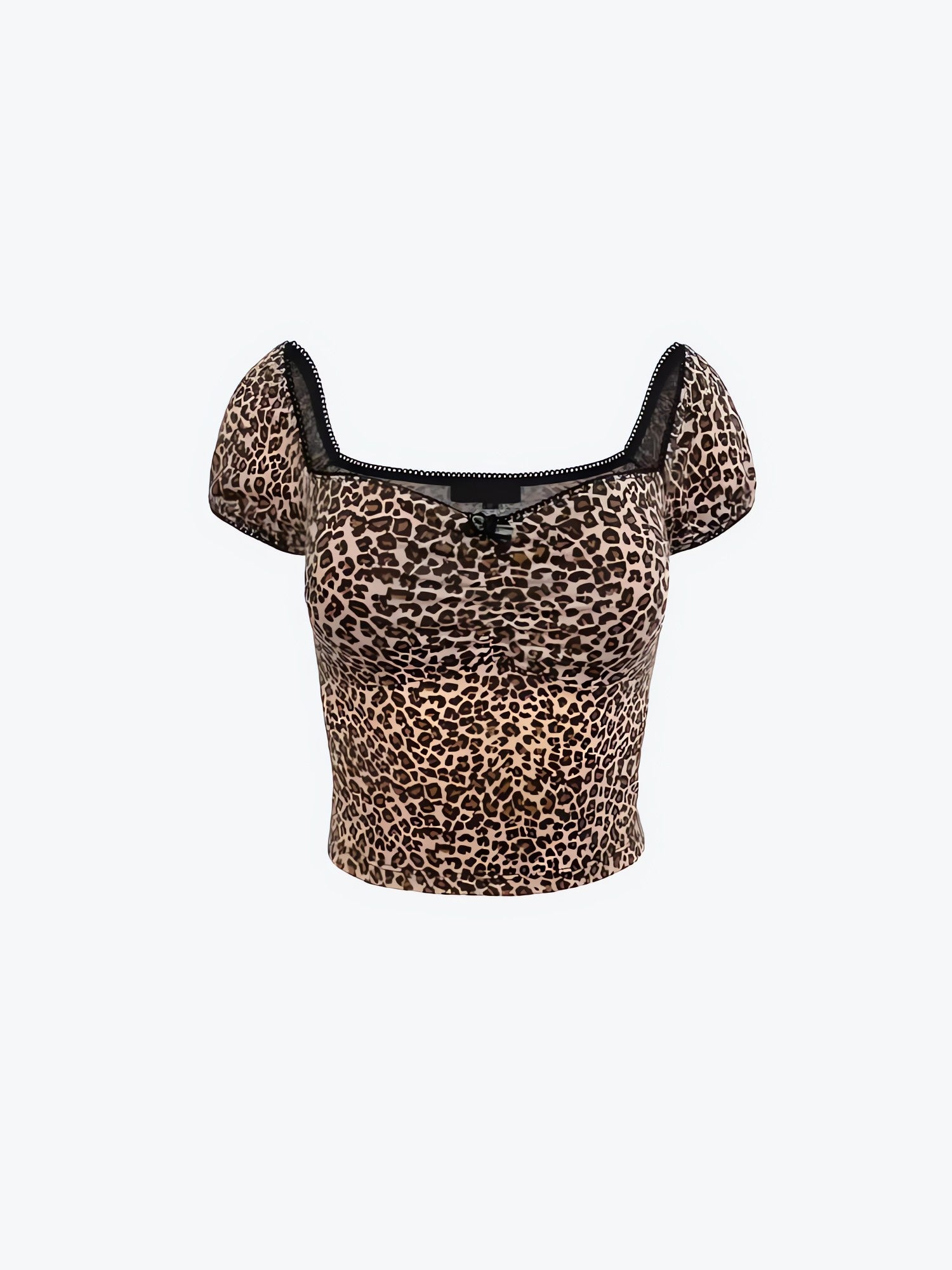 Leopard Bodycon Crop Top - KAYSMAR