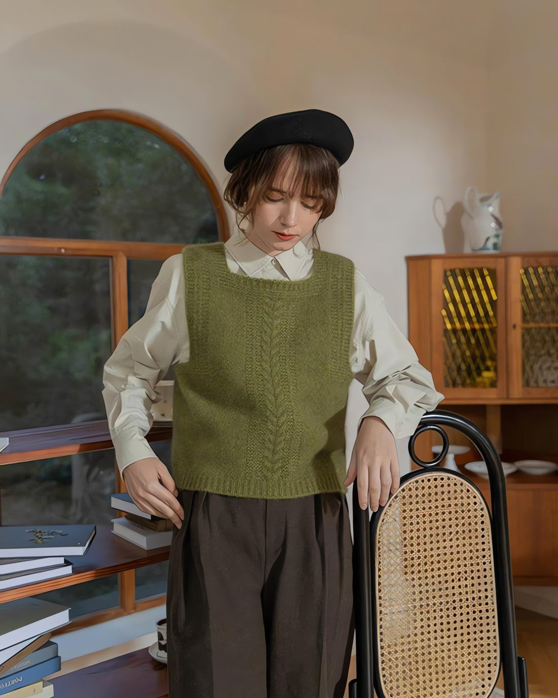 Light Academia Classic Sweater Vest - KAYSMAR