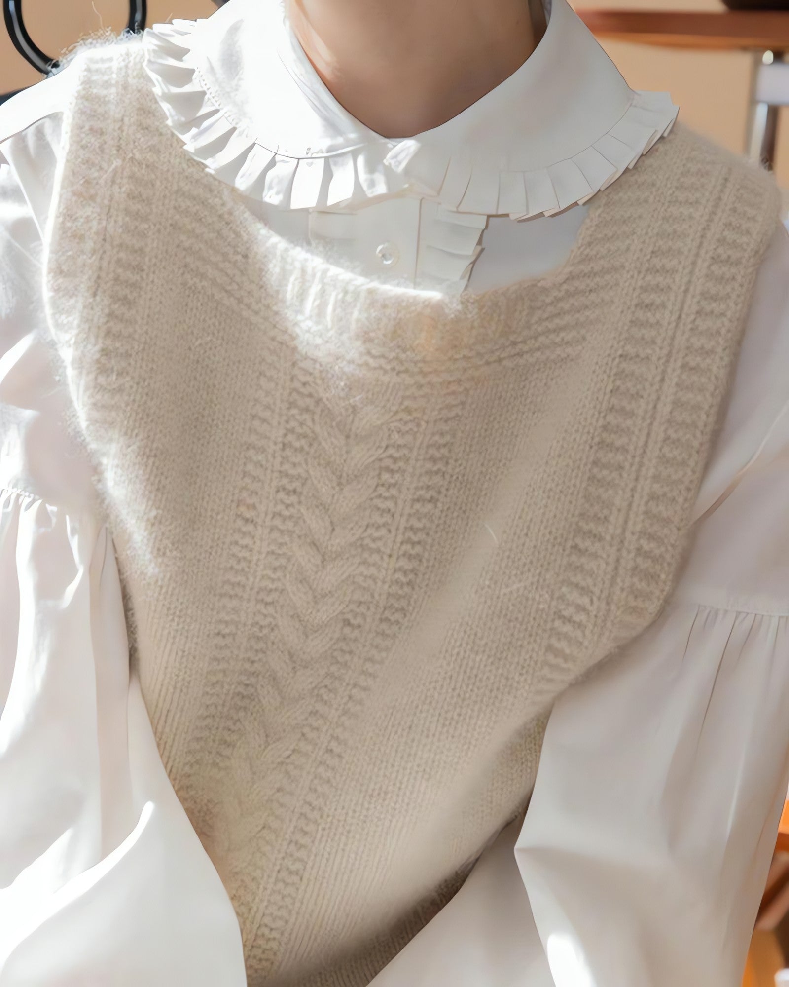 Light Academia Classic Sweater Vest - KAYSMAR