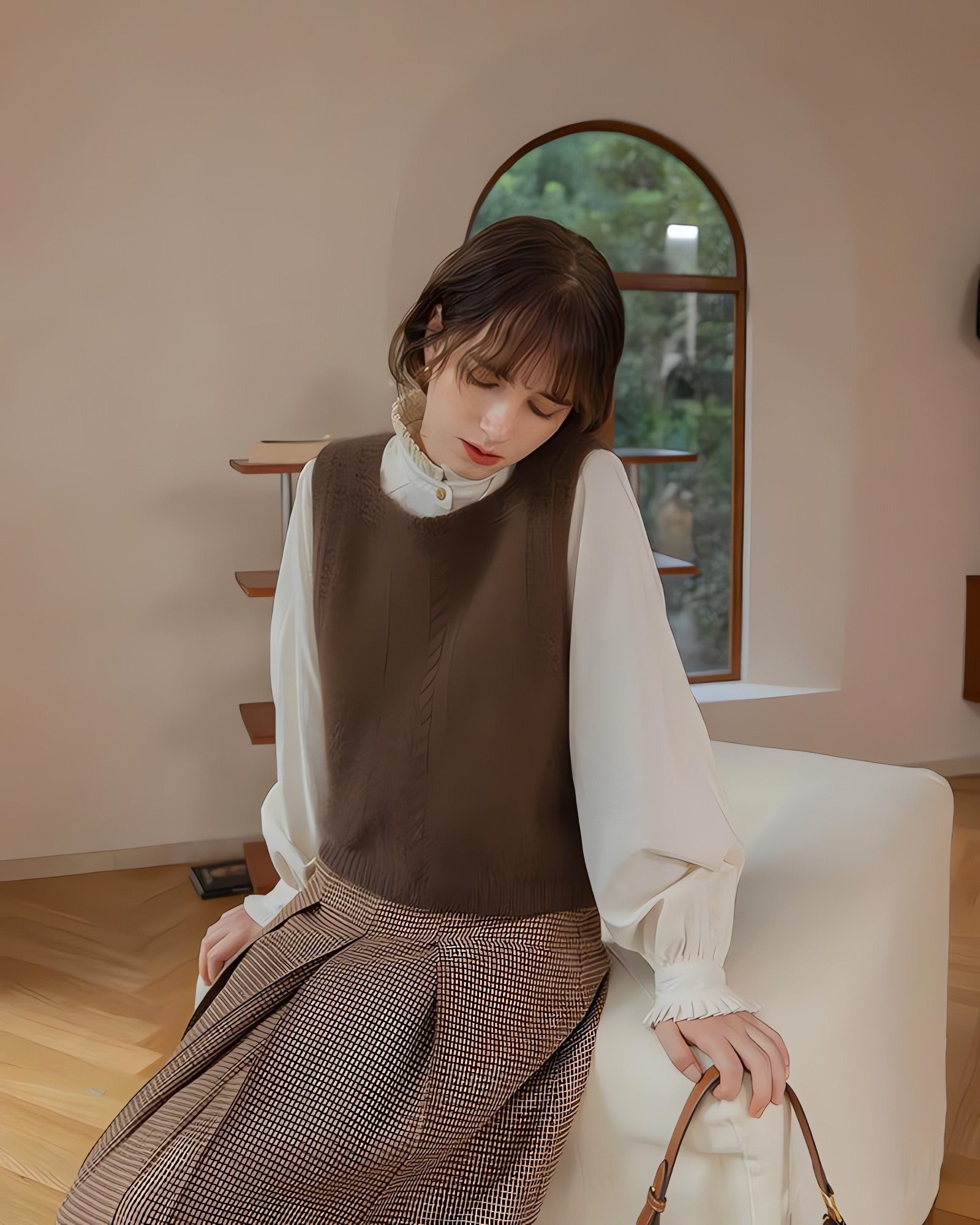 Light Academia Classic Sweater Vest - KAYSMAR