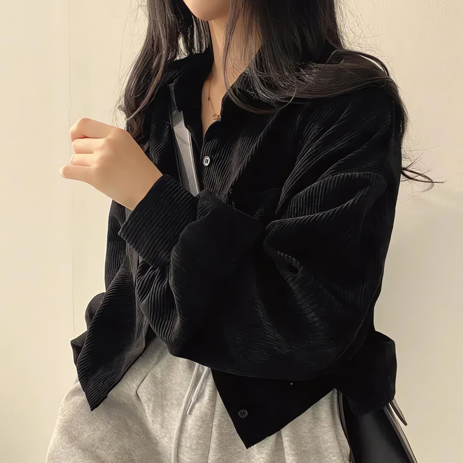 Light Academia Cropped Corduroy Jacket - KAYSMAR