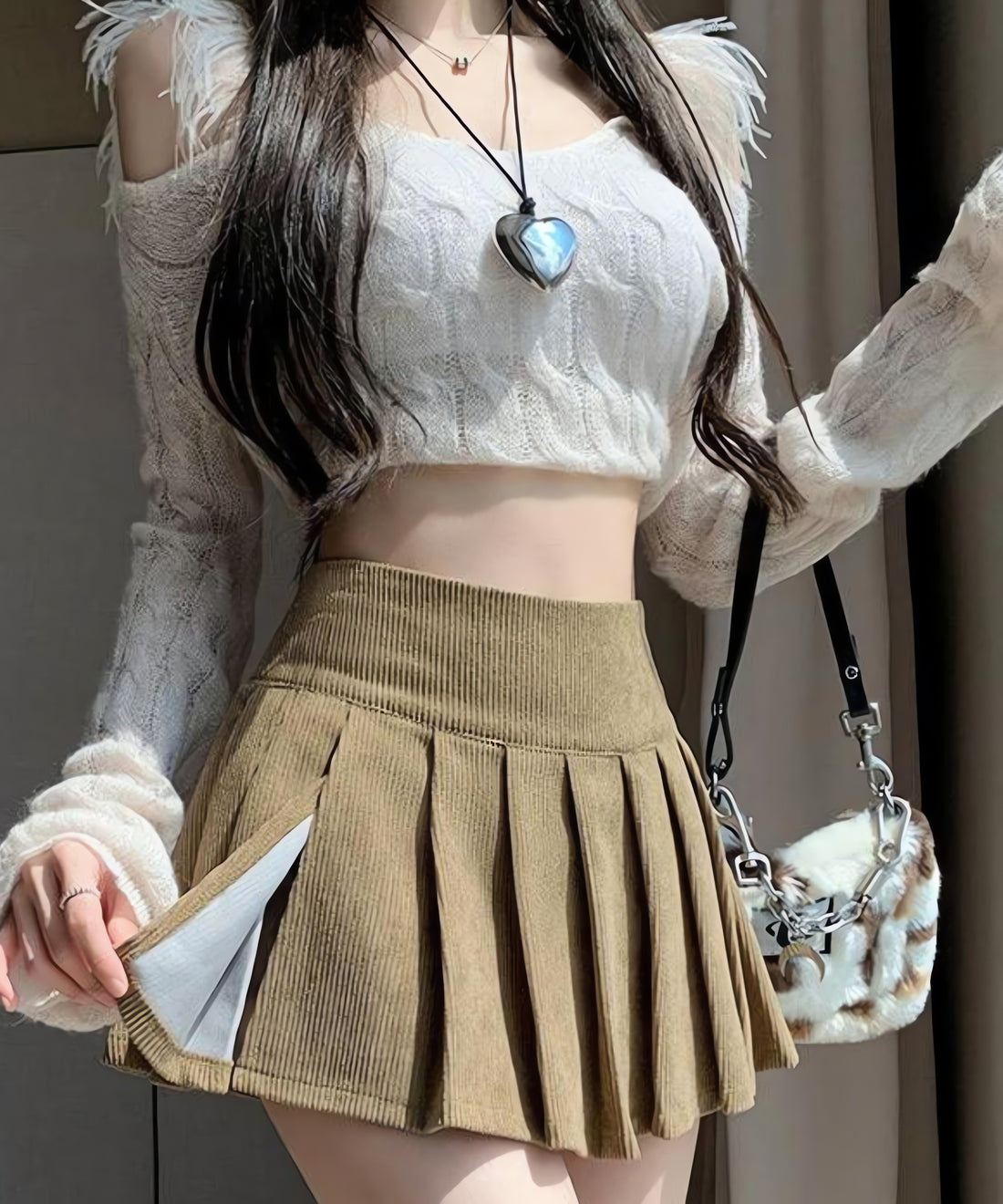 Light Academia Mini Skort - KAYSMAR