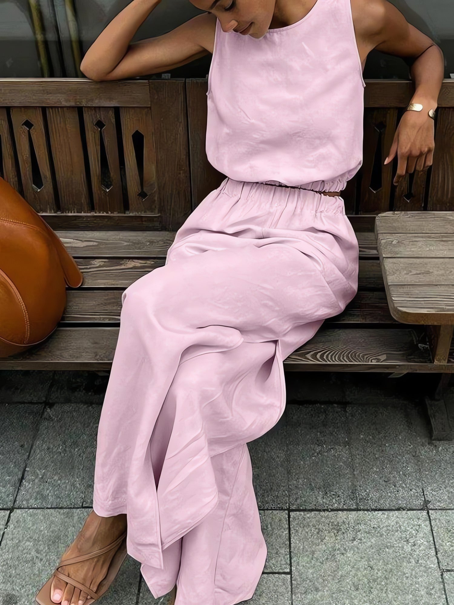 Linen Top & Pants Two Piece Set - KAYSMAR