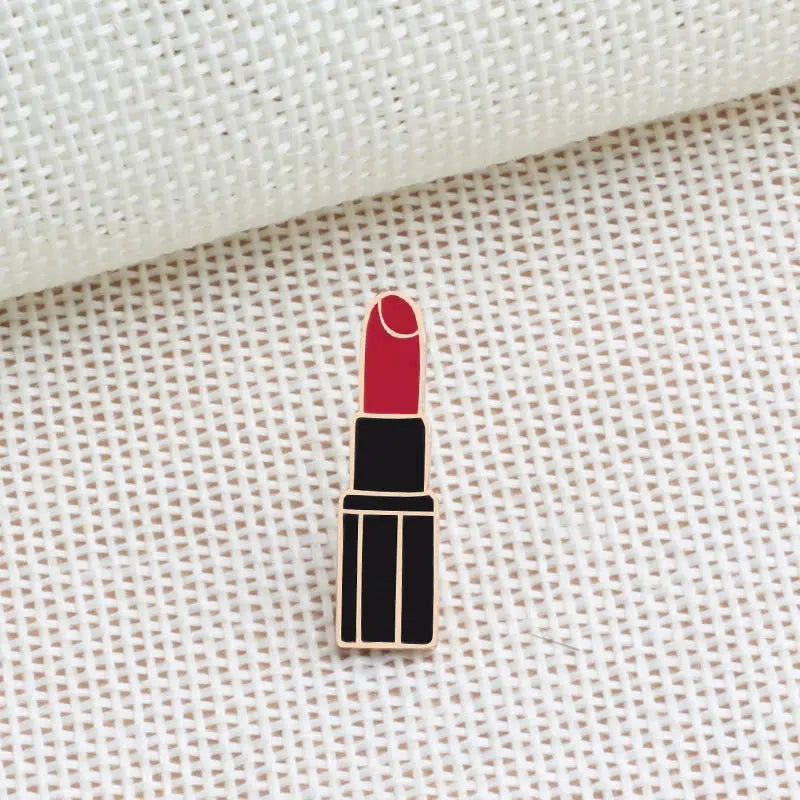 Lipstick Heart Cherry Lip Pins - KAYSMAR