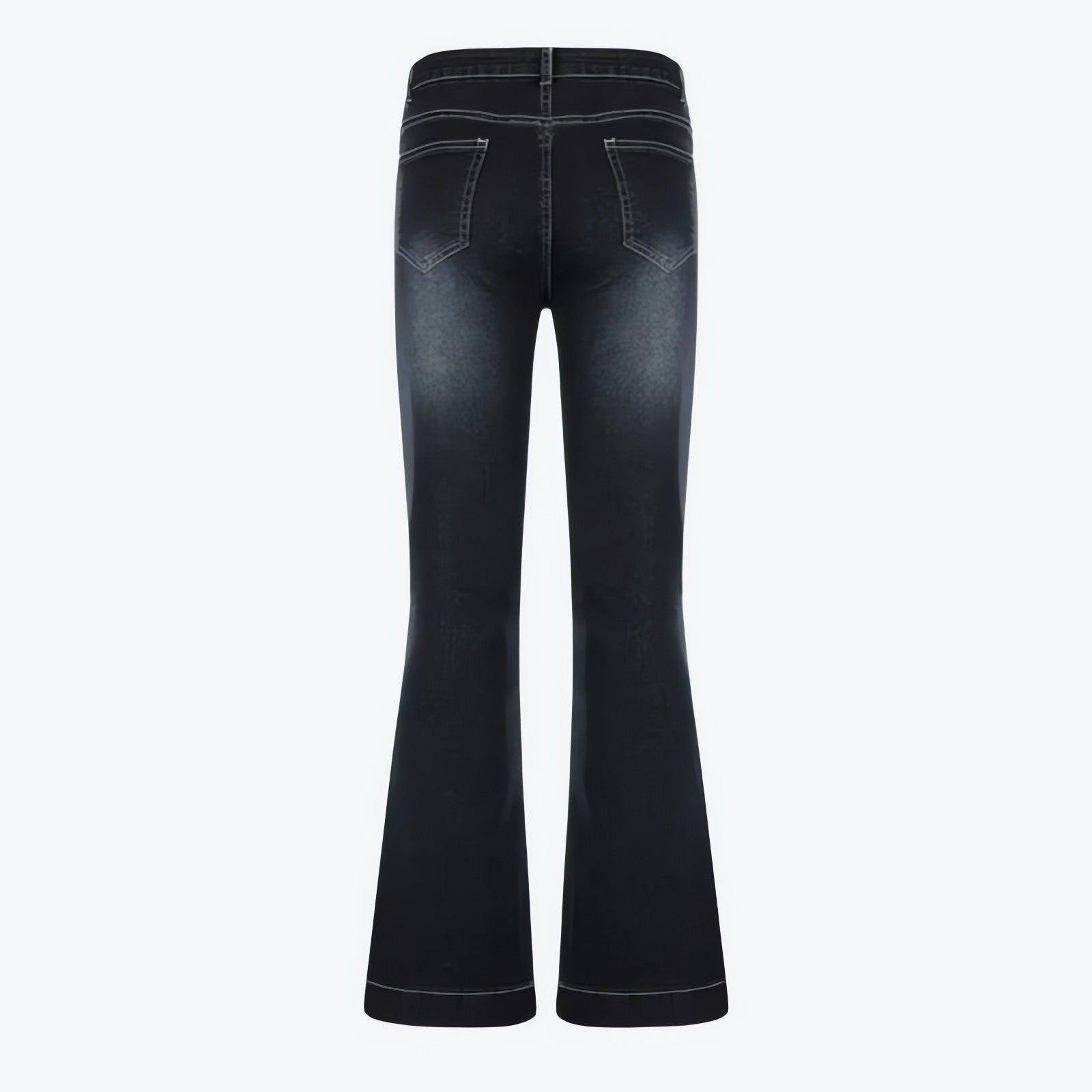 Low Rise Flare Denim Jeans - KAYSMAR