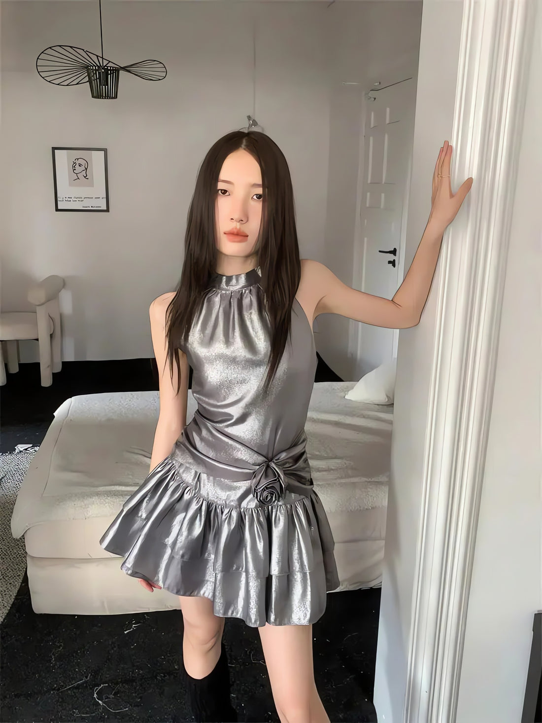 Metallic Mini Dress - KAYSMAR