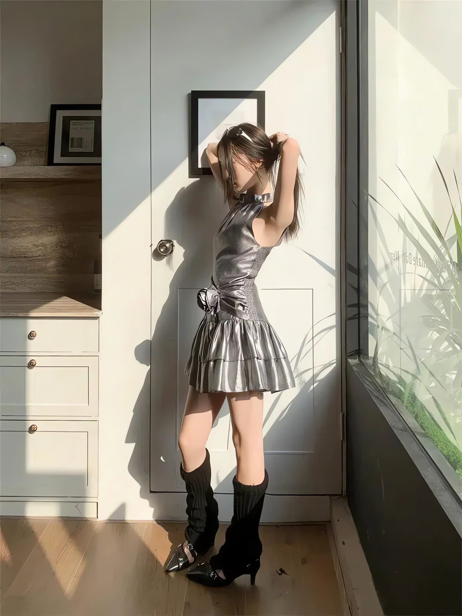 Metallic Mini Dress - KAYSMAR