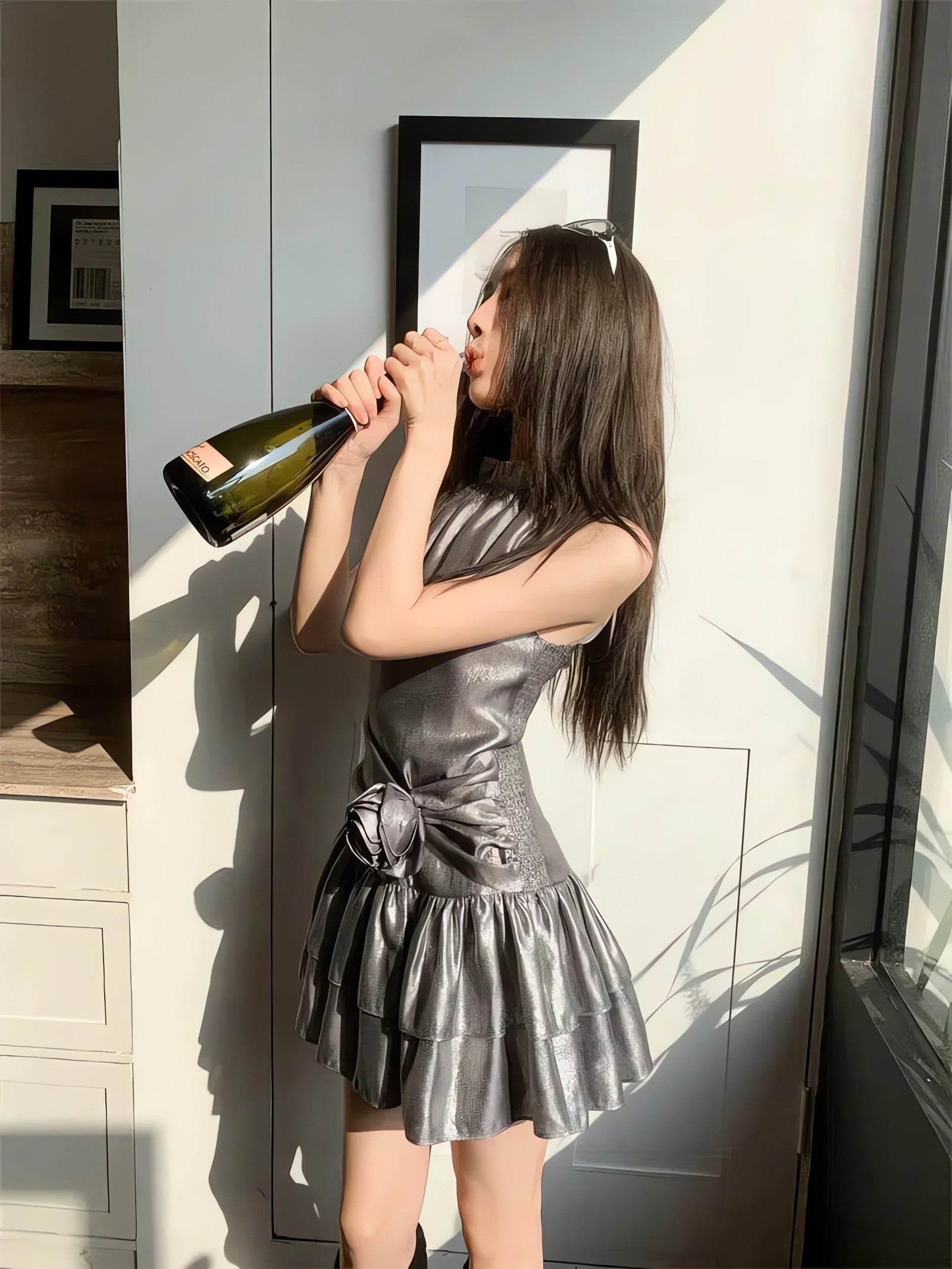 Metallic Mini Dress - KAYSMAR