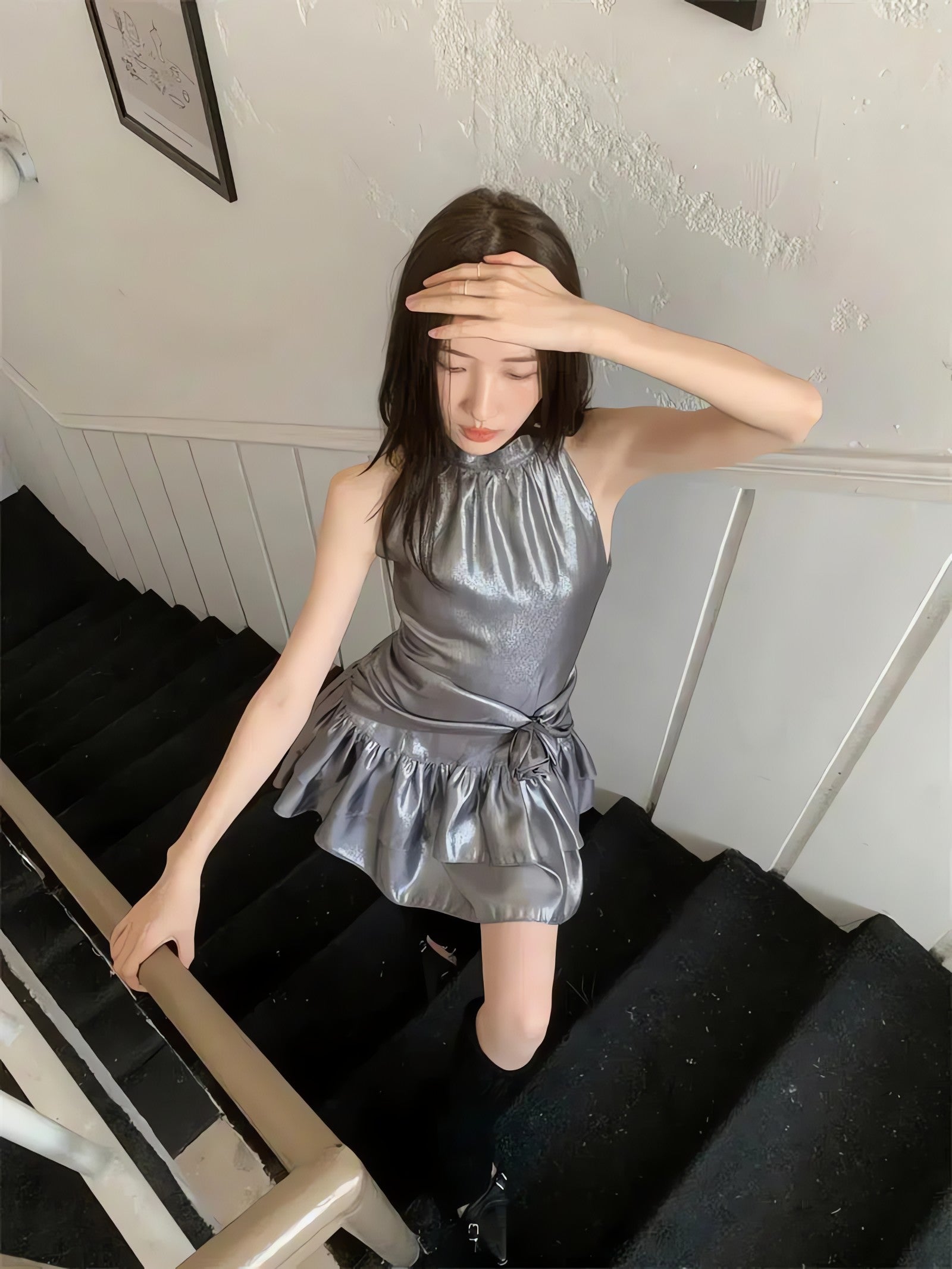 Metallic Mini Dress - KAYSMAR