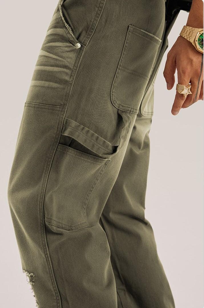 Mid Rise Washed Distressed Jeans - KAYSMAR