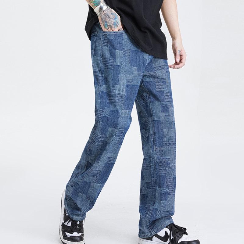 Mid Wash Wide Leg Jeans - KAYSMAR