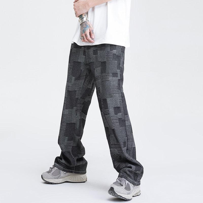 Mid Wash Wide Leg Jeans - KAYSMAR