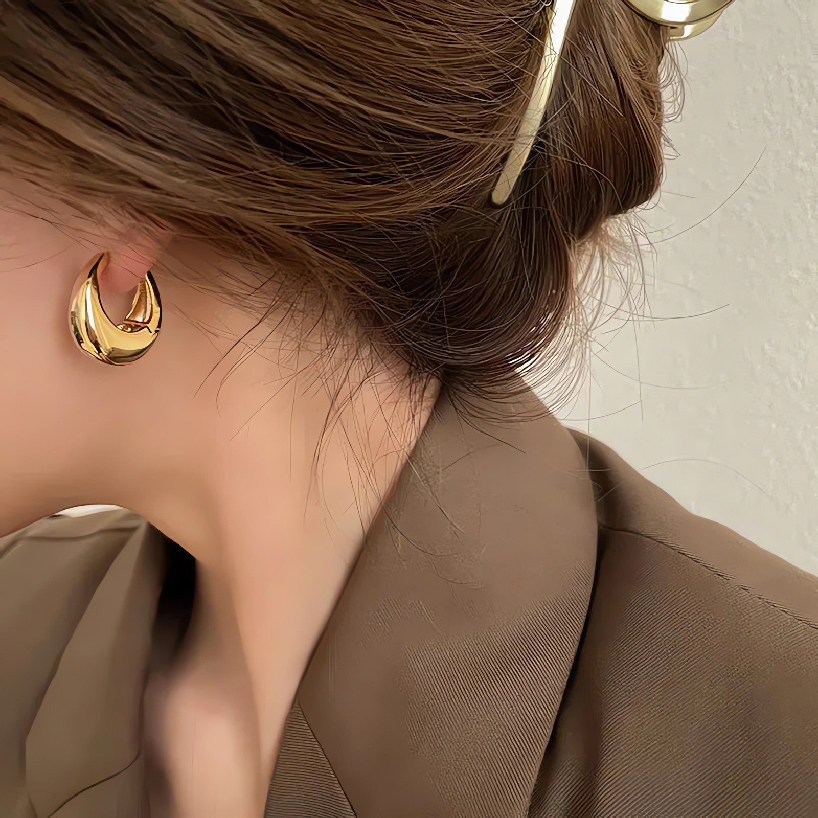 Minimal Round Earrings - KAYSMAR