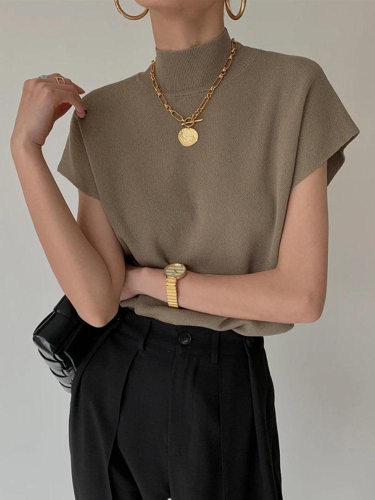 Mock Neck Sweater - KAYSMAR