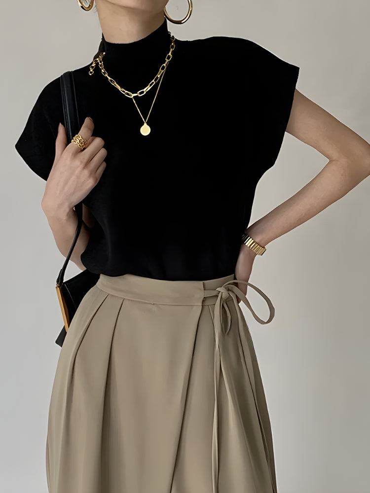 Mock Neck Sweater - KAYSMAR