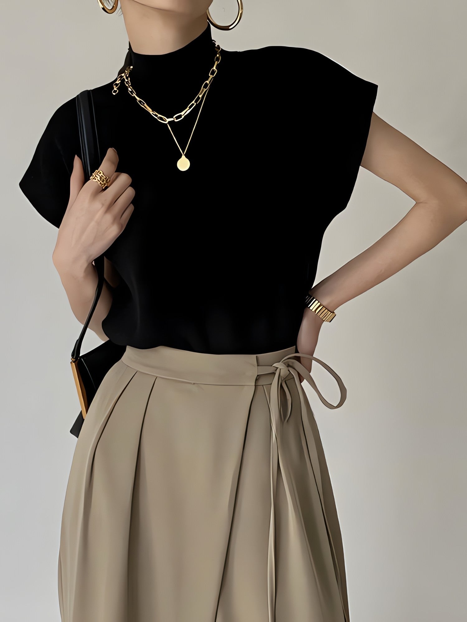 Mock Neck Sweater - KAYSMAR
