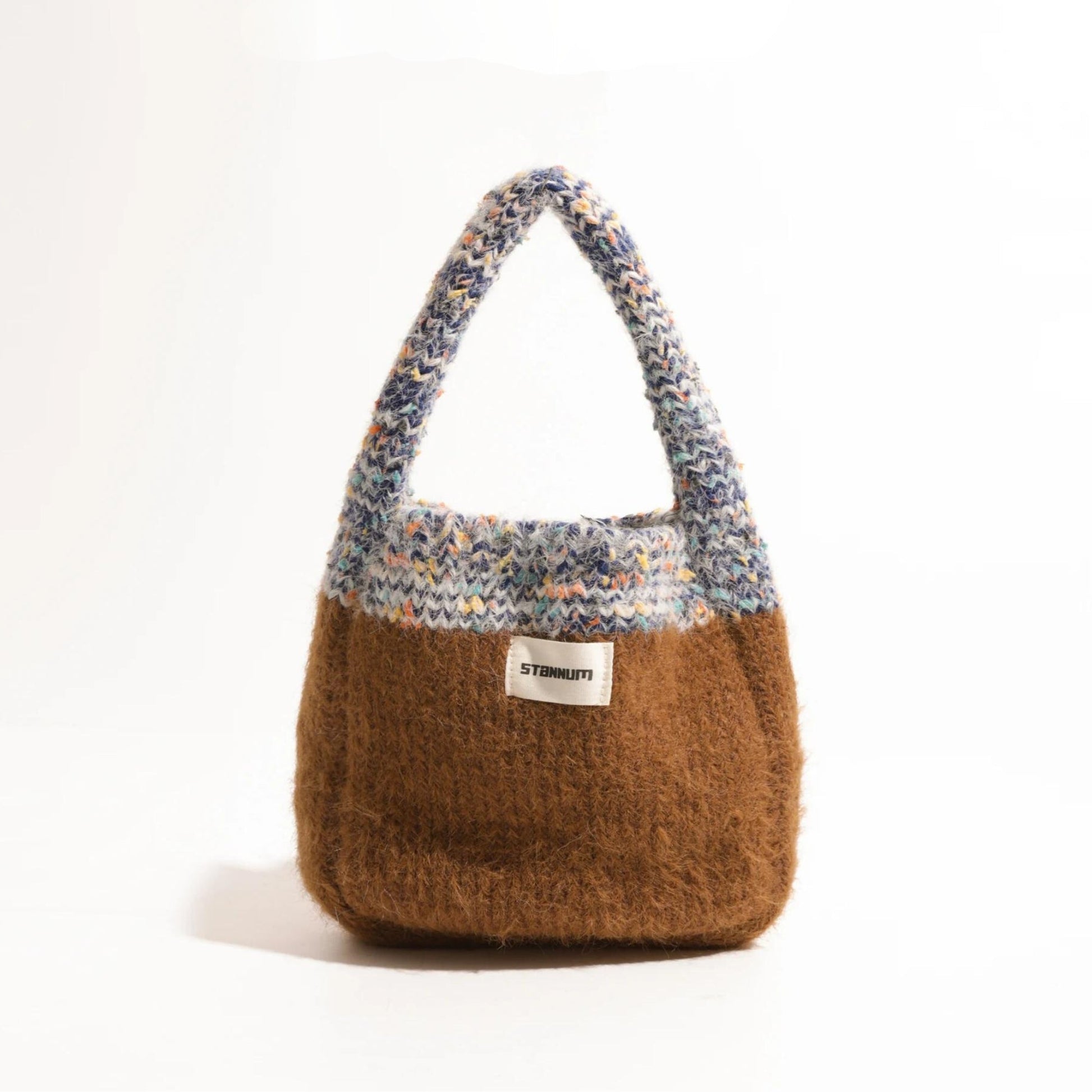 Multicolor Knitted Bucket Bag - KAYSMAR